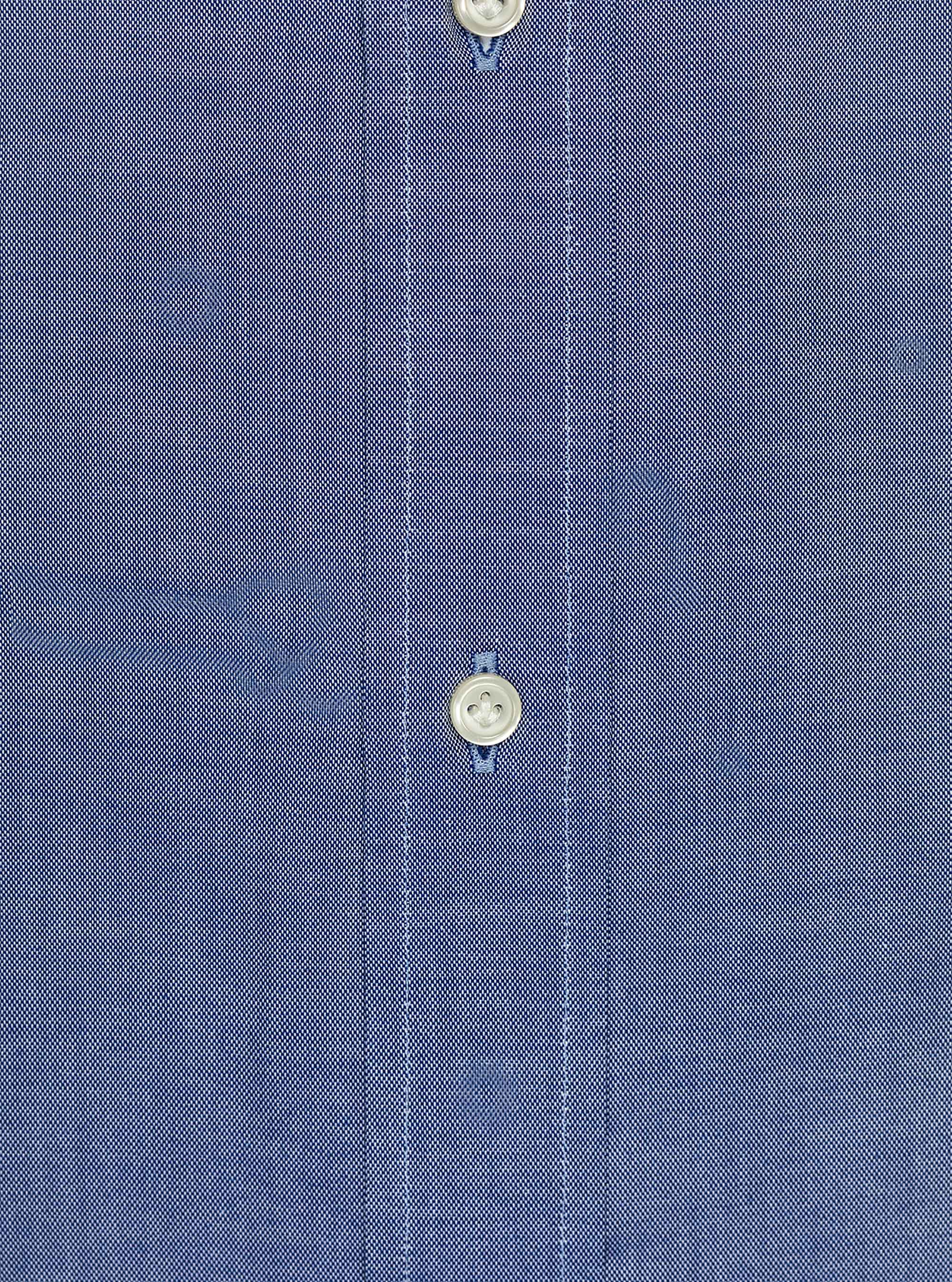 Camisa de algod&oacute;n oxford con cuello abotonado, PETROLEO