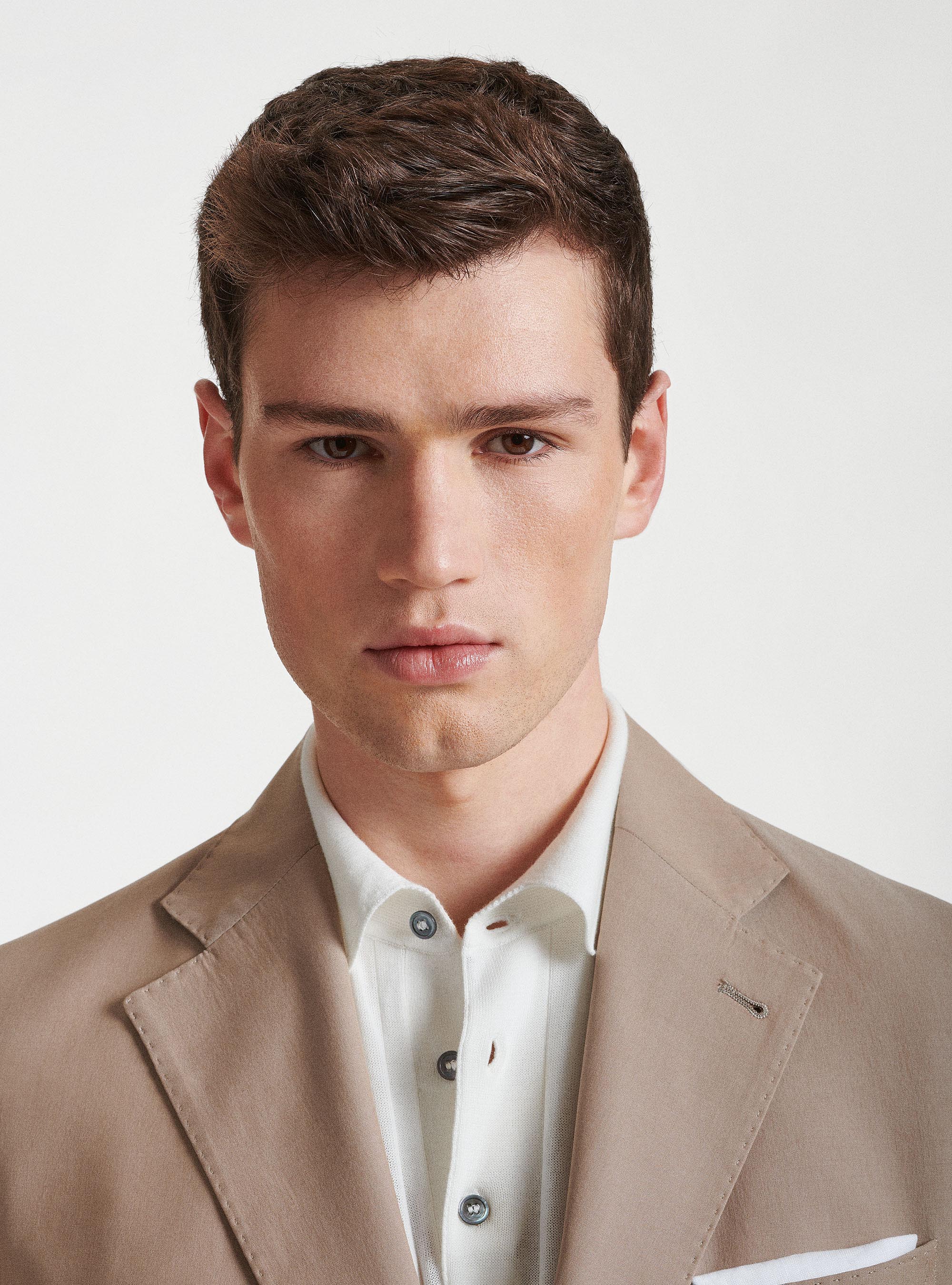 Giacca per abito in misto cotone DUEMILAGORI, SABBIA