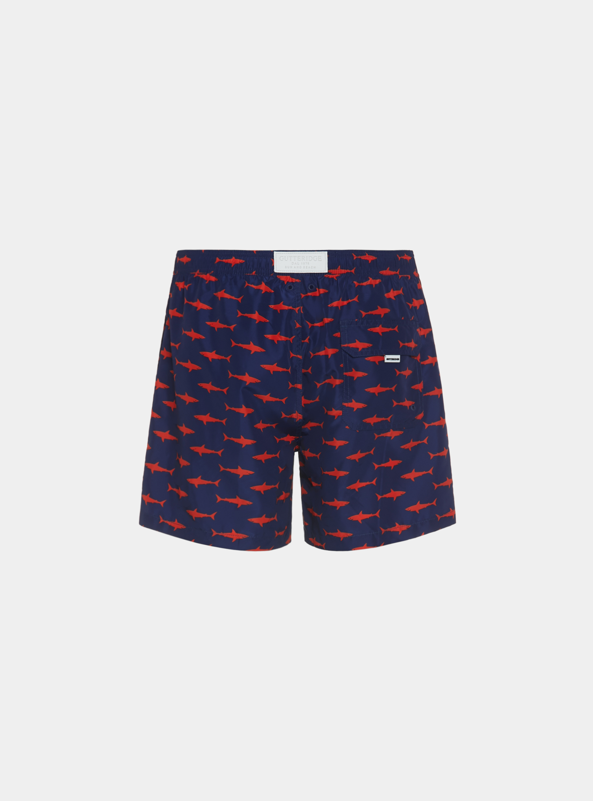 Costume da bagno con squali, BLU ROYAL