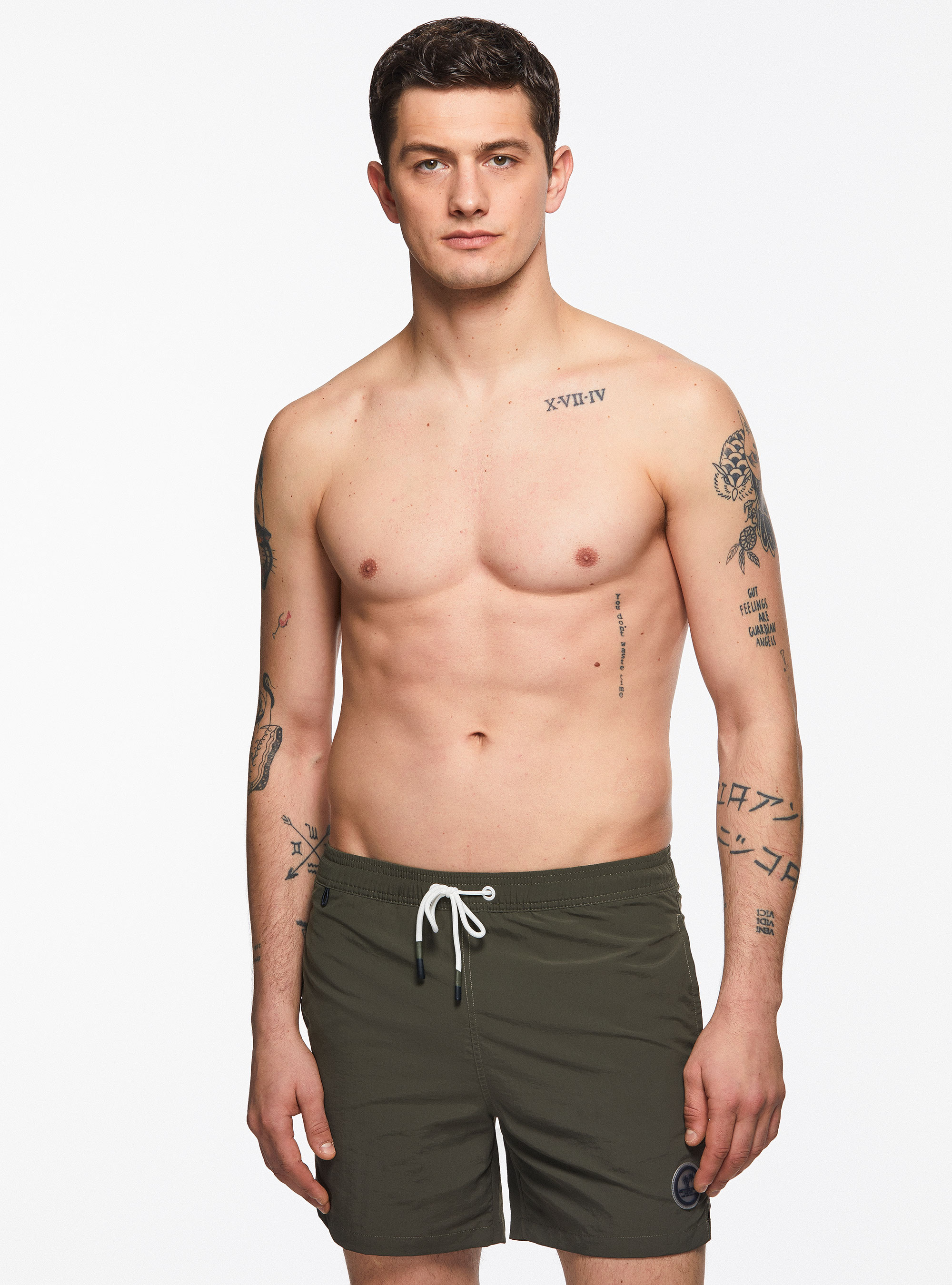 Costume da bagno tinta unita, MILITARE 0609C