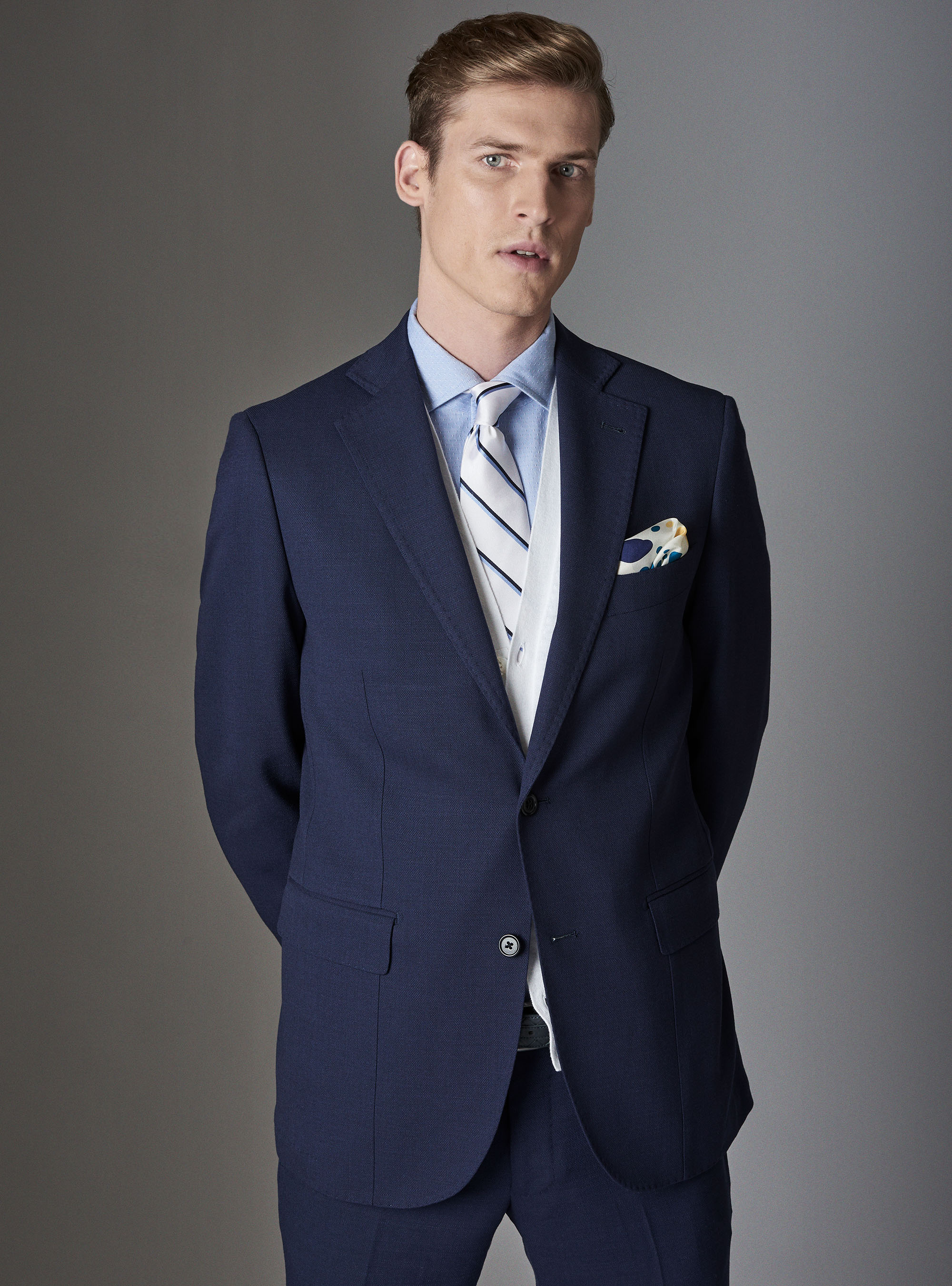 Giacca per abito micro texture, BASALTO