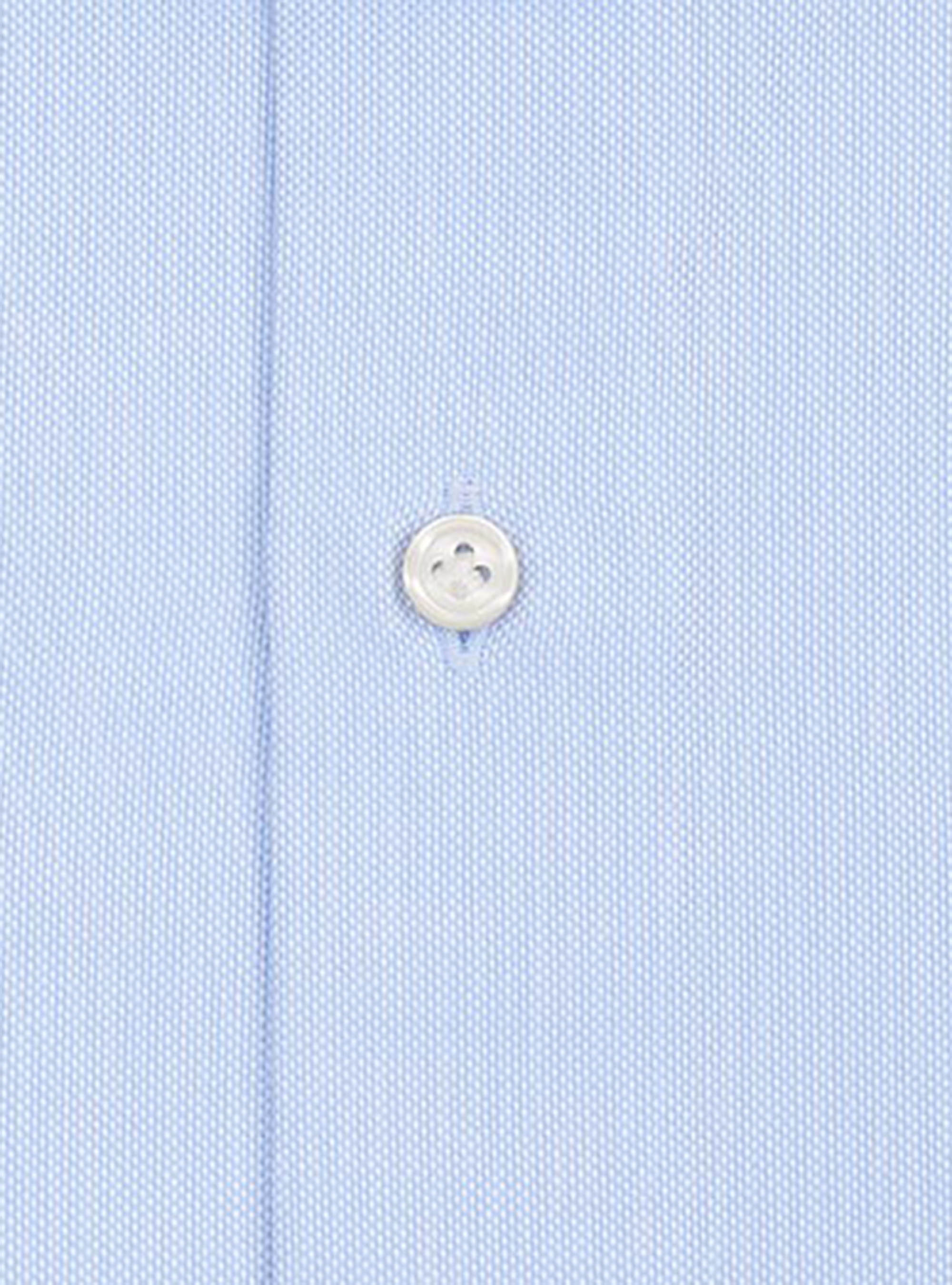 Oxford-Hemd mit halboffenem franz&ouml;sischen Kragen, AZZURRO 0282C