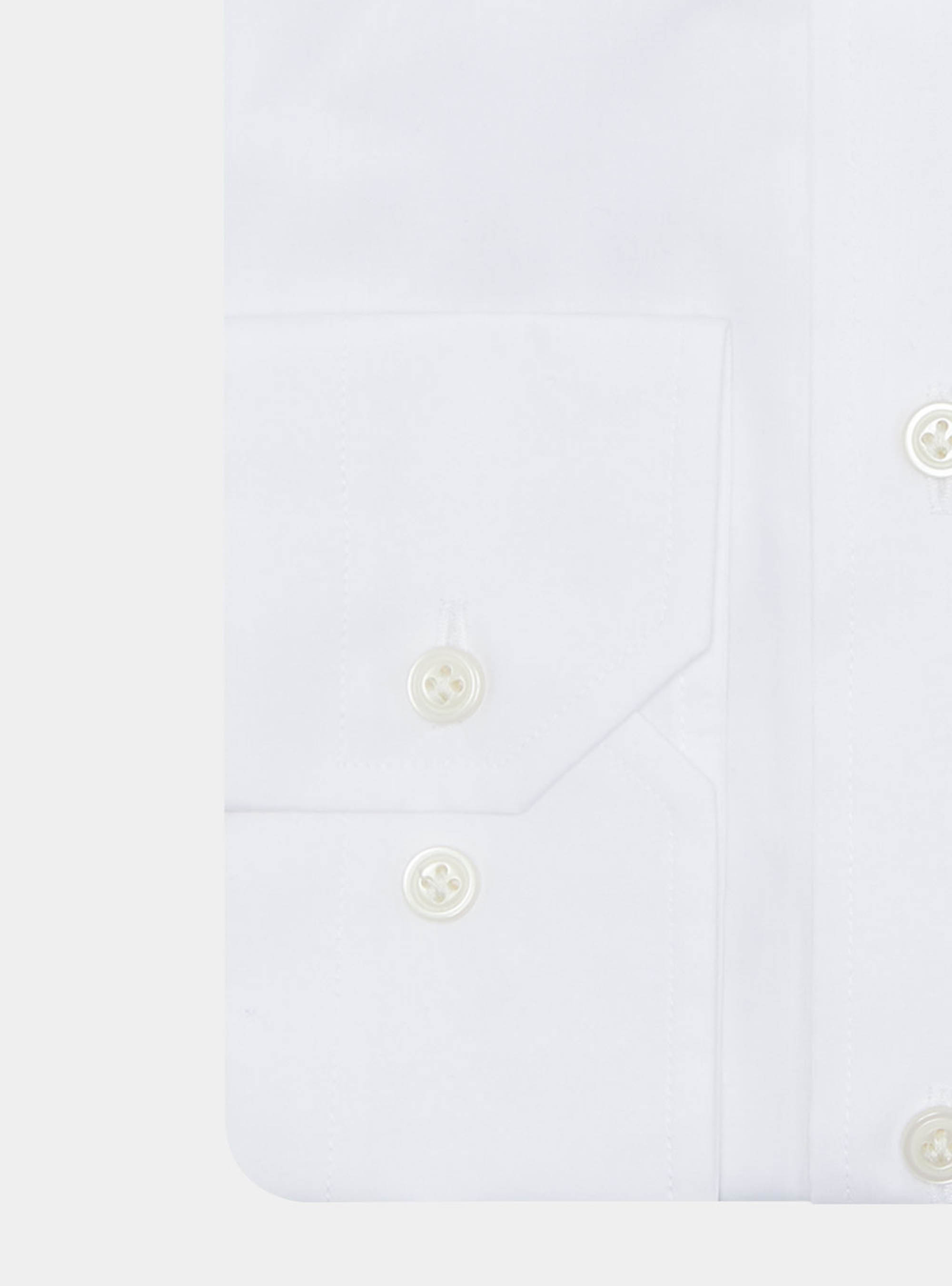 Camicia confortevole in puro cotone, BIANCO