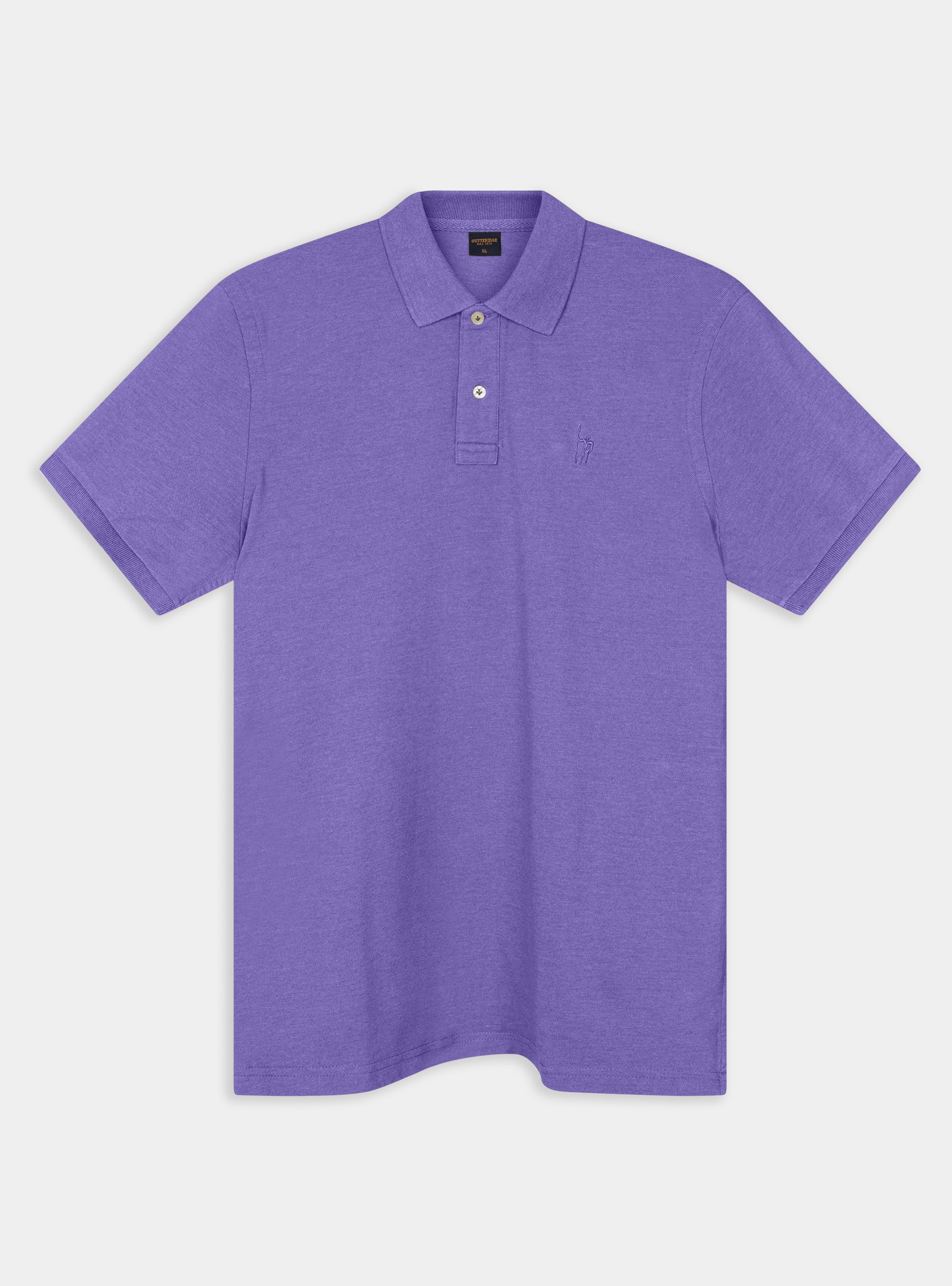 Classic piqu&eacute; polo shirt, 0463C LILLA