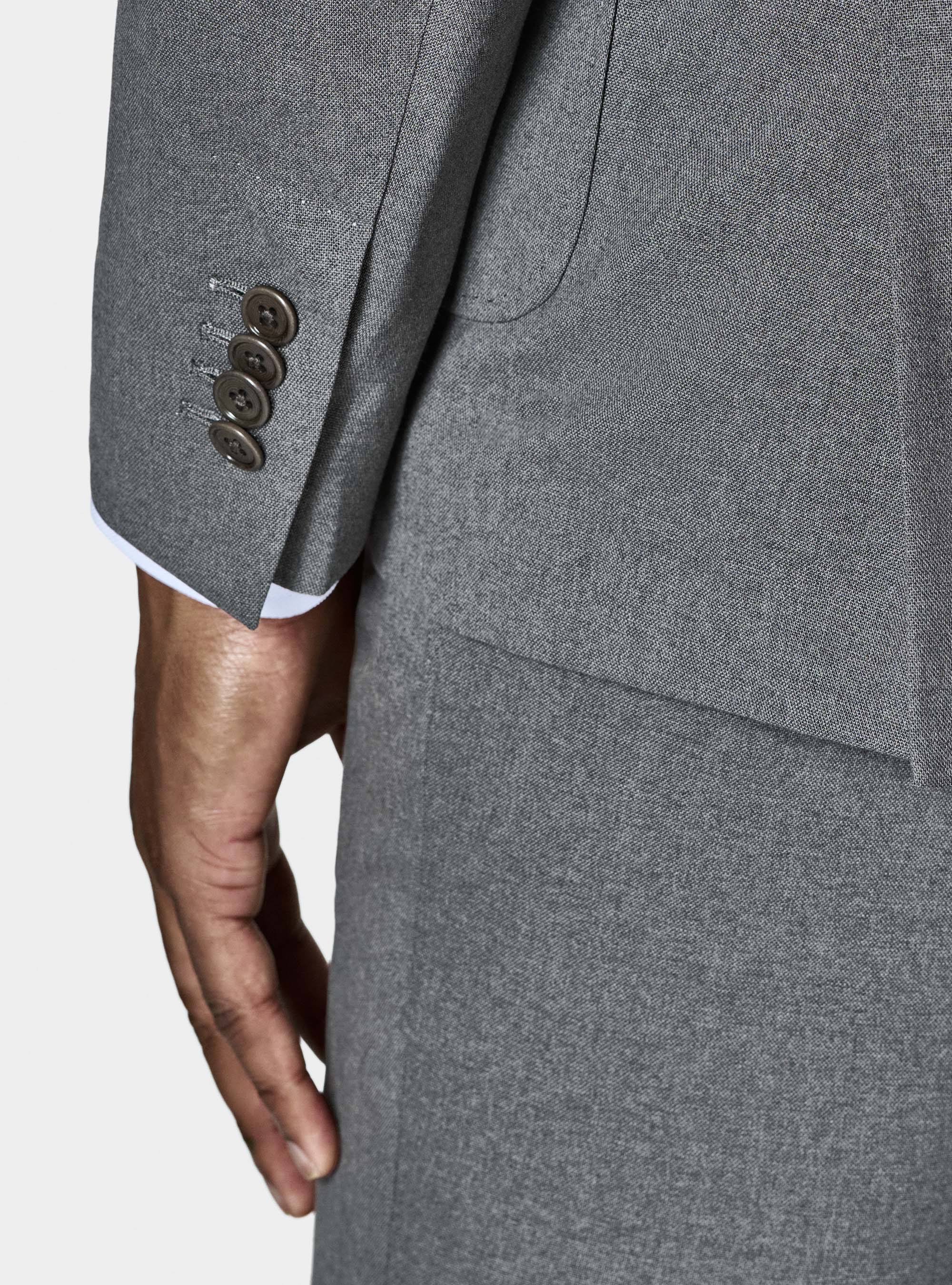 Giacca abito travel in pura lana Cerruti, GRIGIO CHIARO