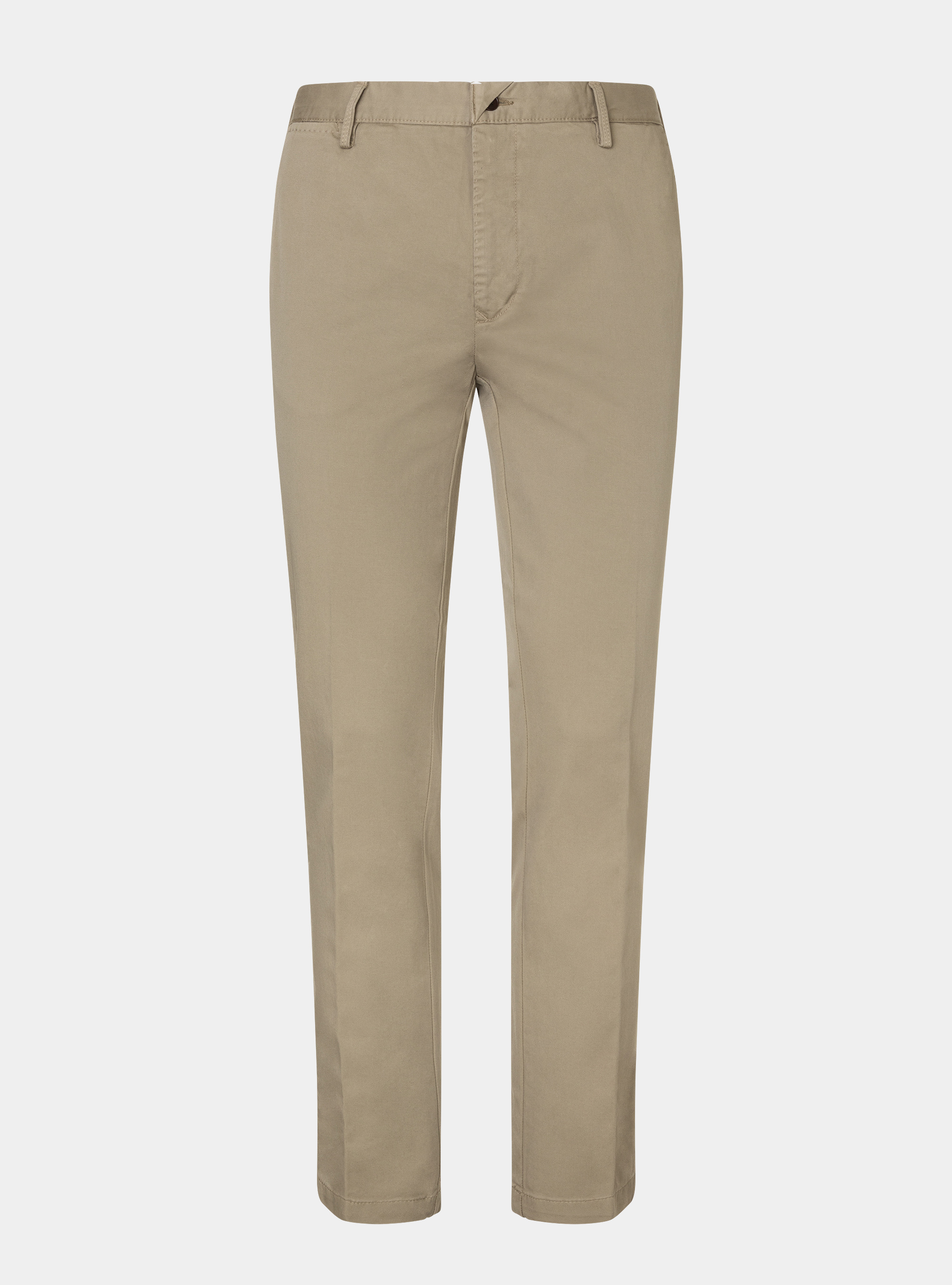 Pantaloni chino in twill slim fit, FANGO