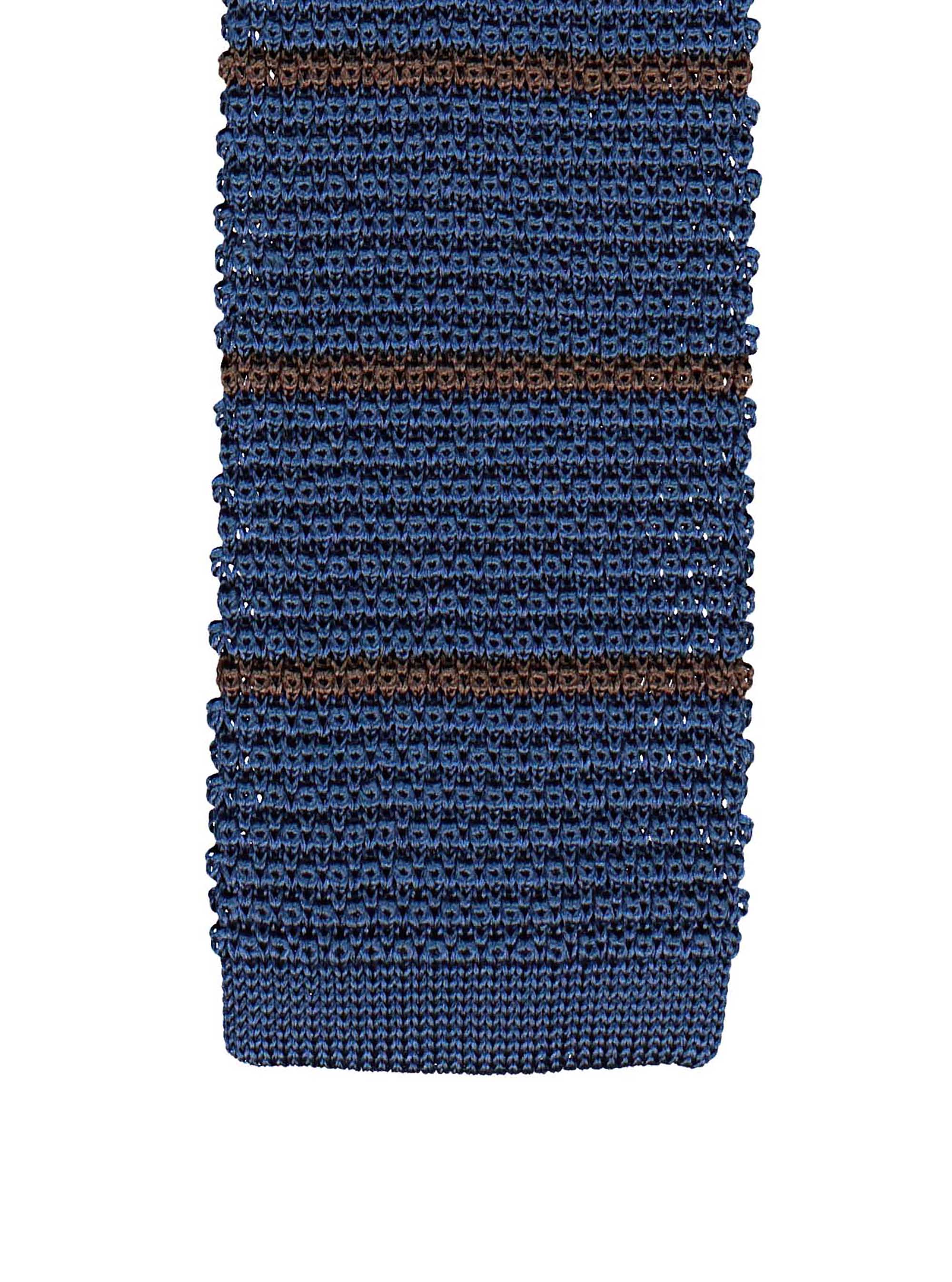 Cravatta a maglia rigata, BLUE ROYAL