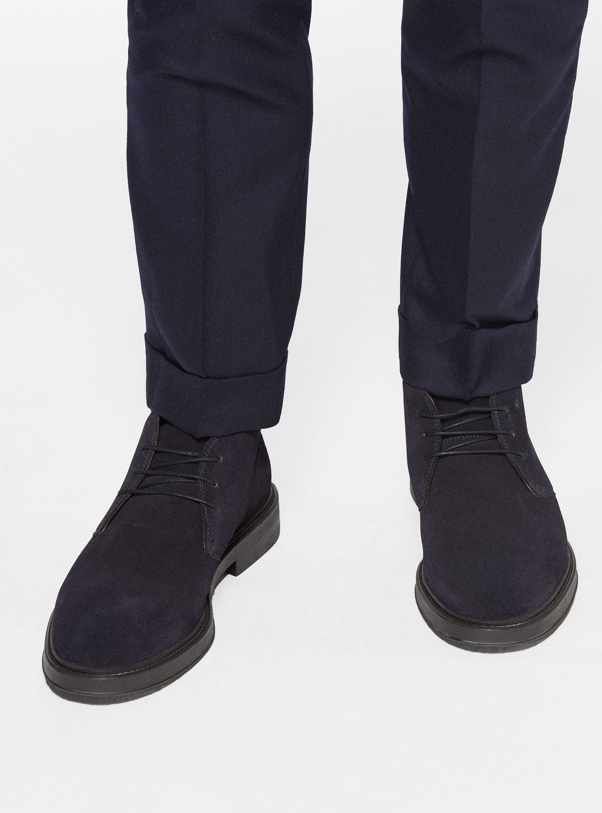 Pantaloni con coulisse in flanella Vitale Barberis Canonico, BLU NAVY