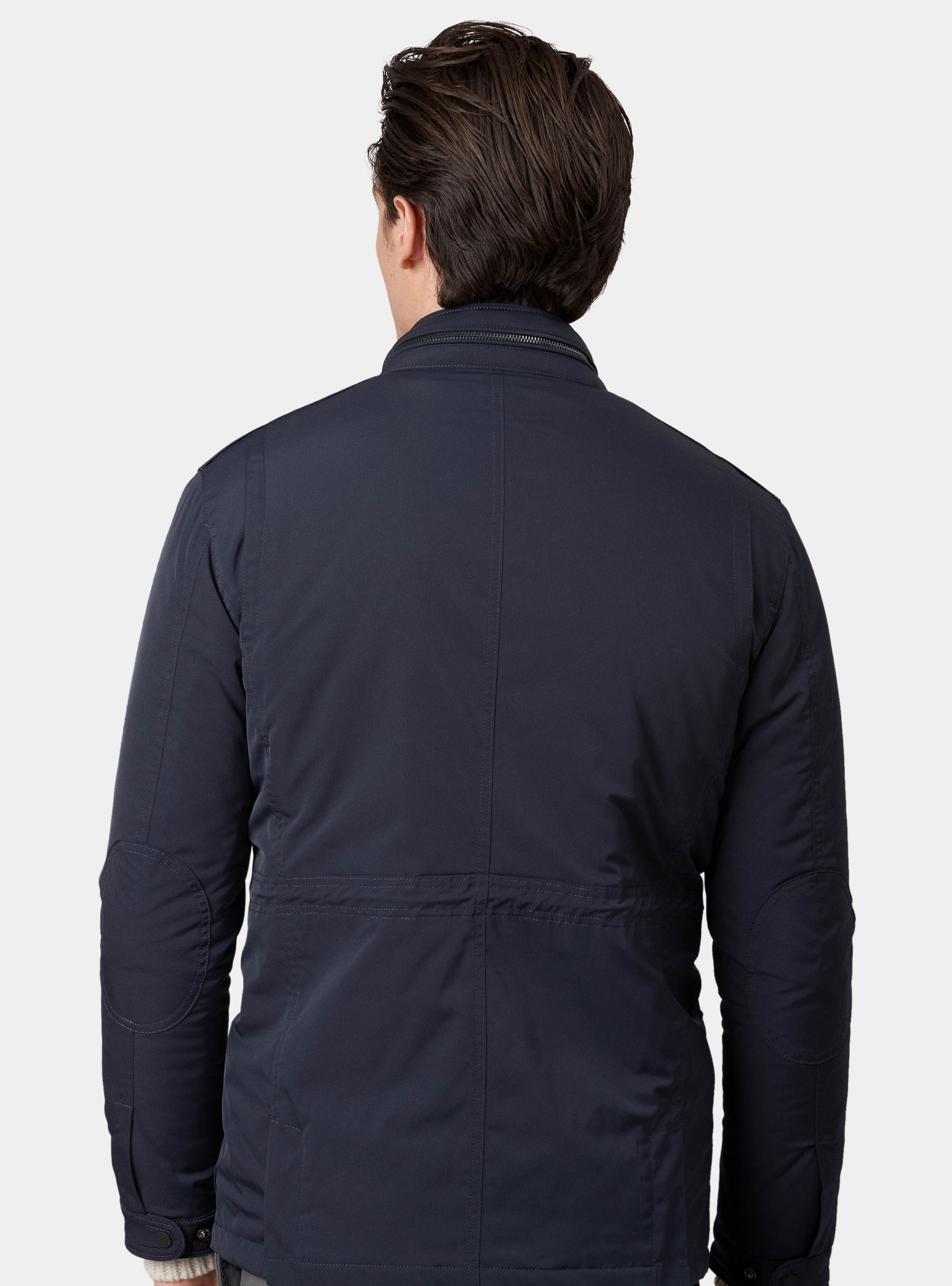 Field jacket con toppa e pettorina removibile, BLU NAVY