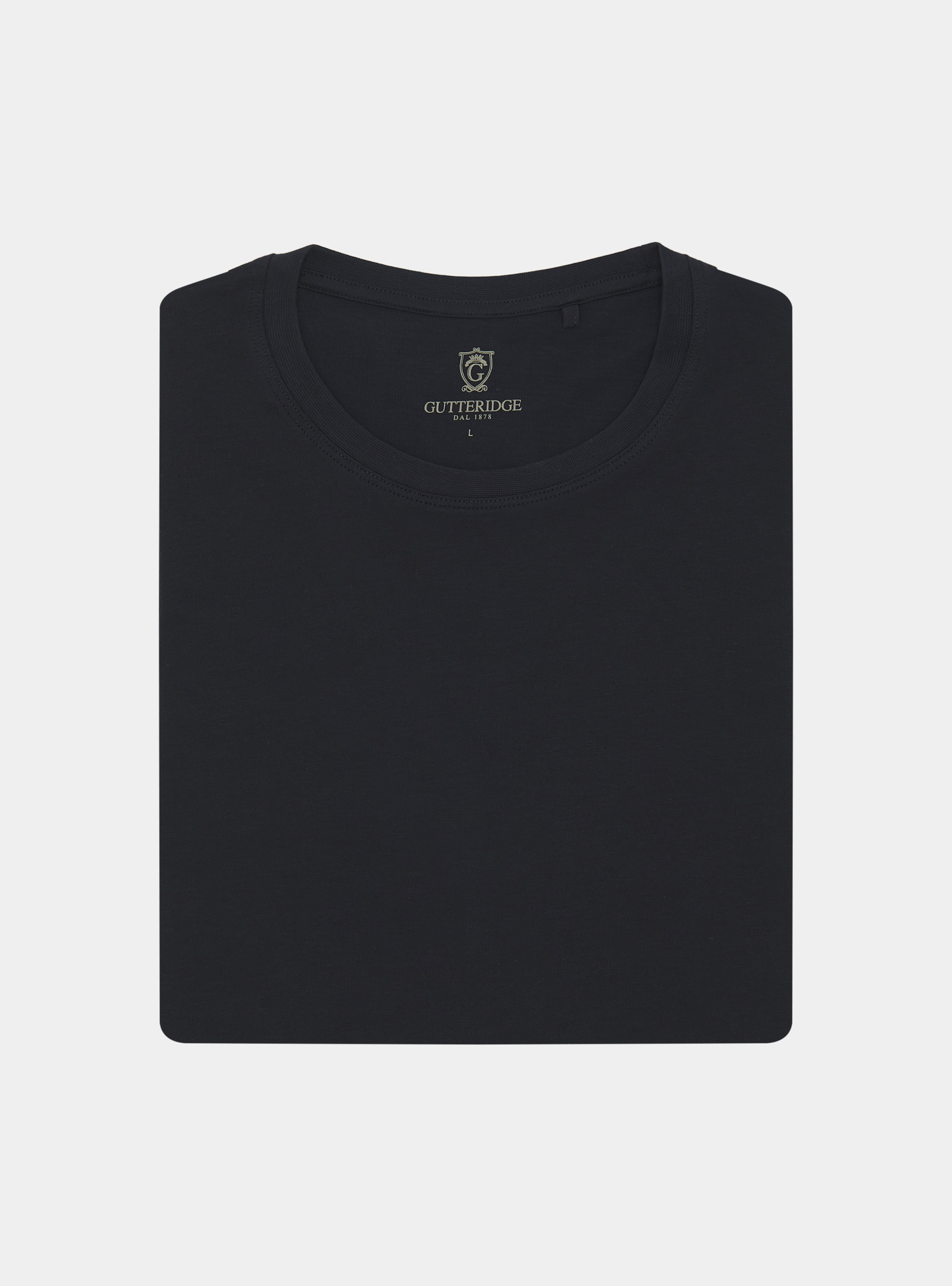 Half-sleeve T-shirt in Supima cotton, NAVY BLUE