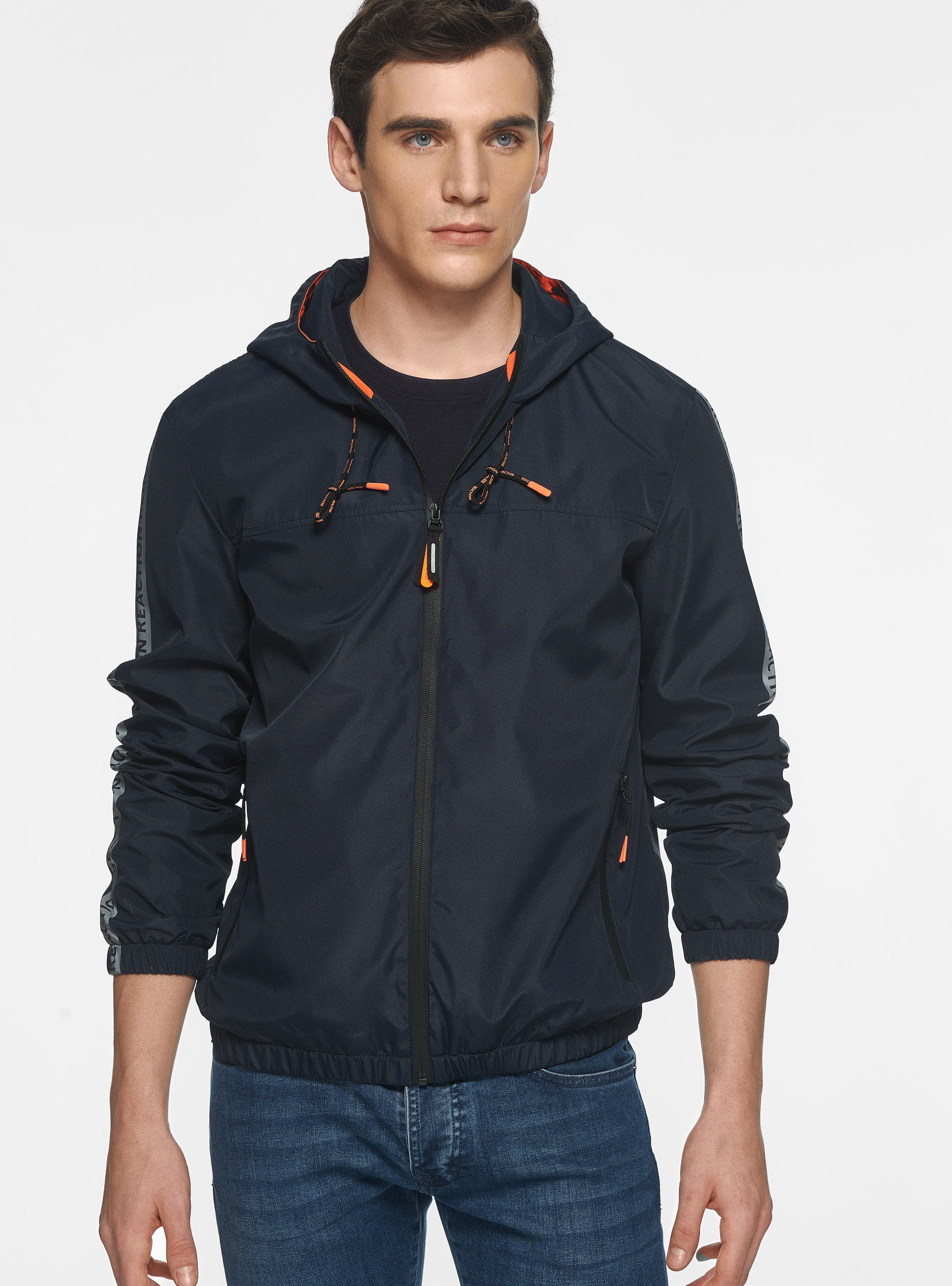 ジャケット・アウター   SHERBROOKE ATLANTIC NAVY Activewear Jacket with SoftMove™ - Navy blue - Ladies | H&M US