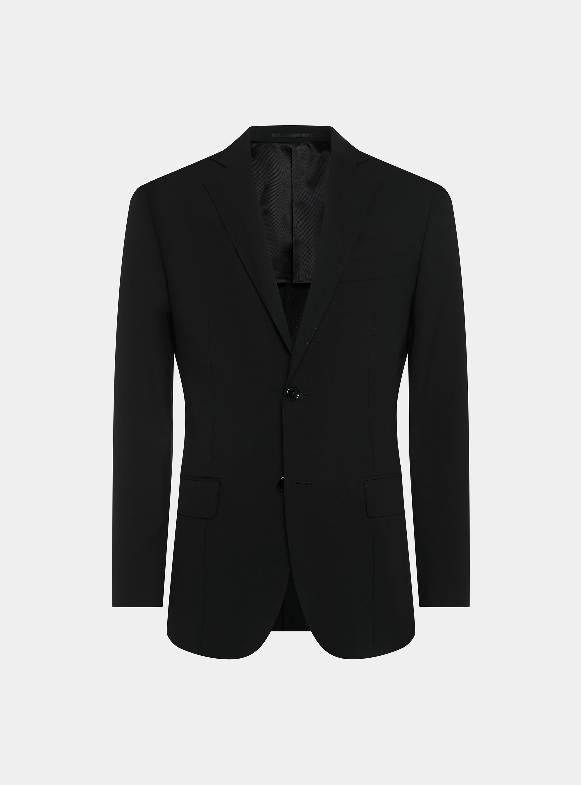 Giacca in pura lana superfine 120, NERO