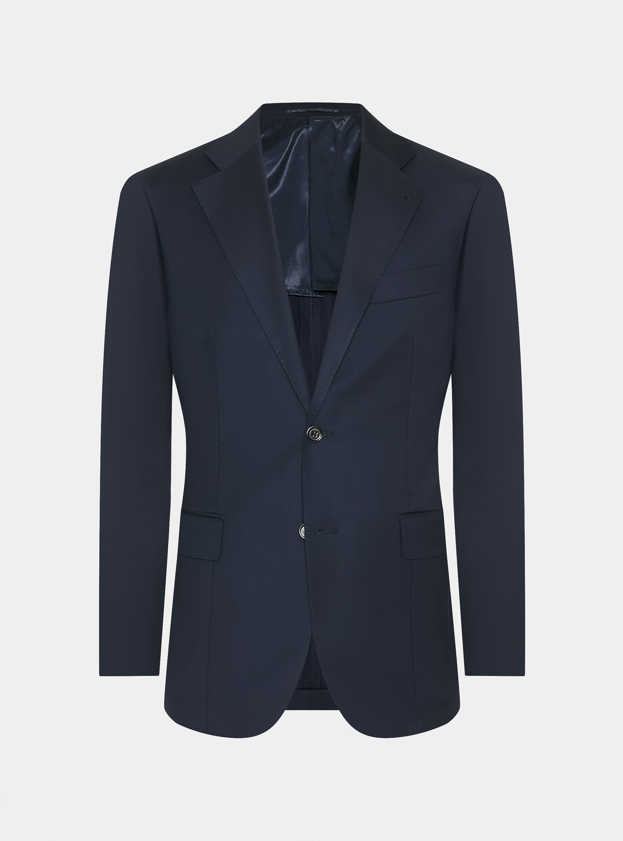 Americana de traje de pura lana Vitale Barberis Canonico, AZUL MARINO