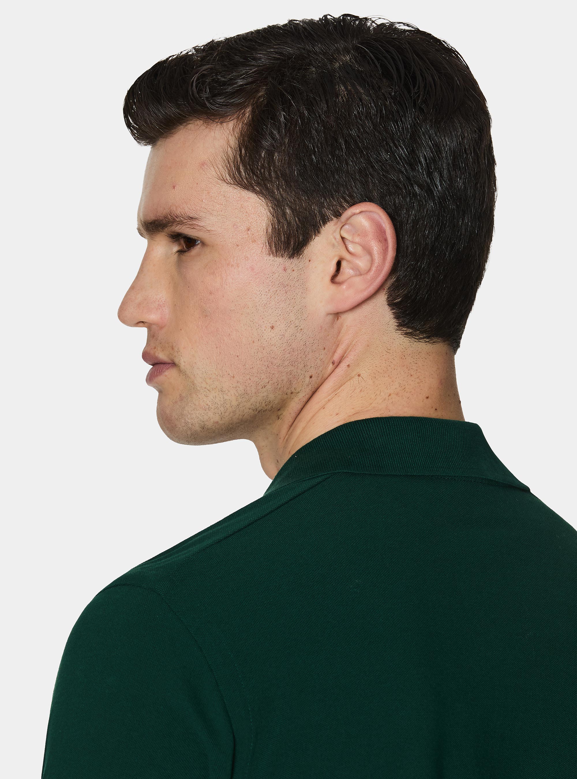 Classic piqu&eacute; polo shirt, OLIVE