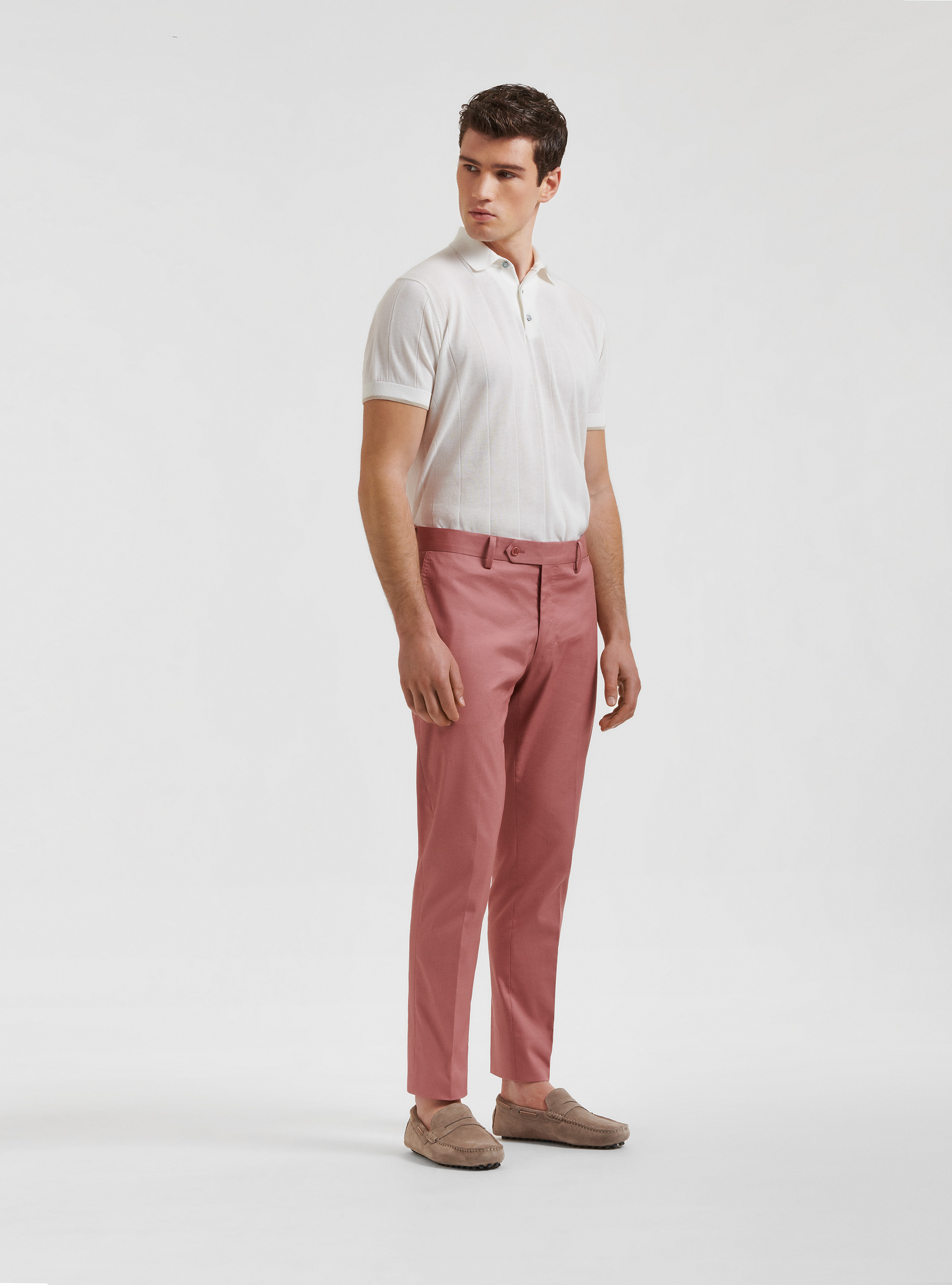 Armoured cotton suit trousers | Gutteridge | Men's Suits