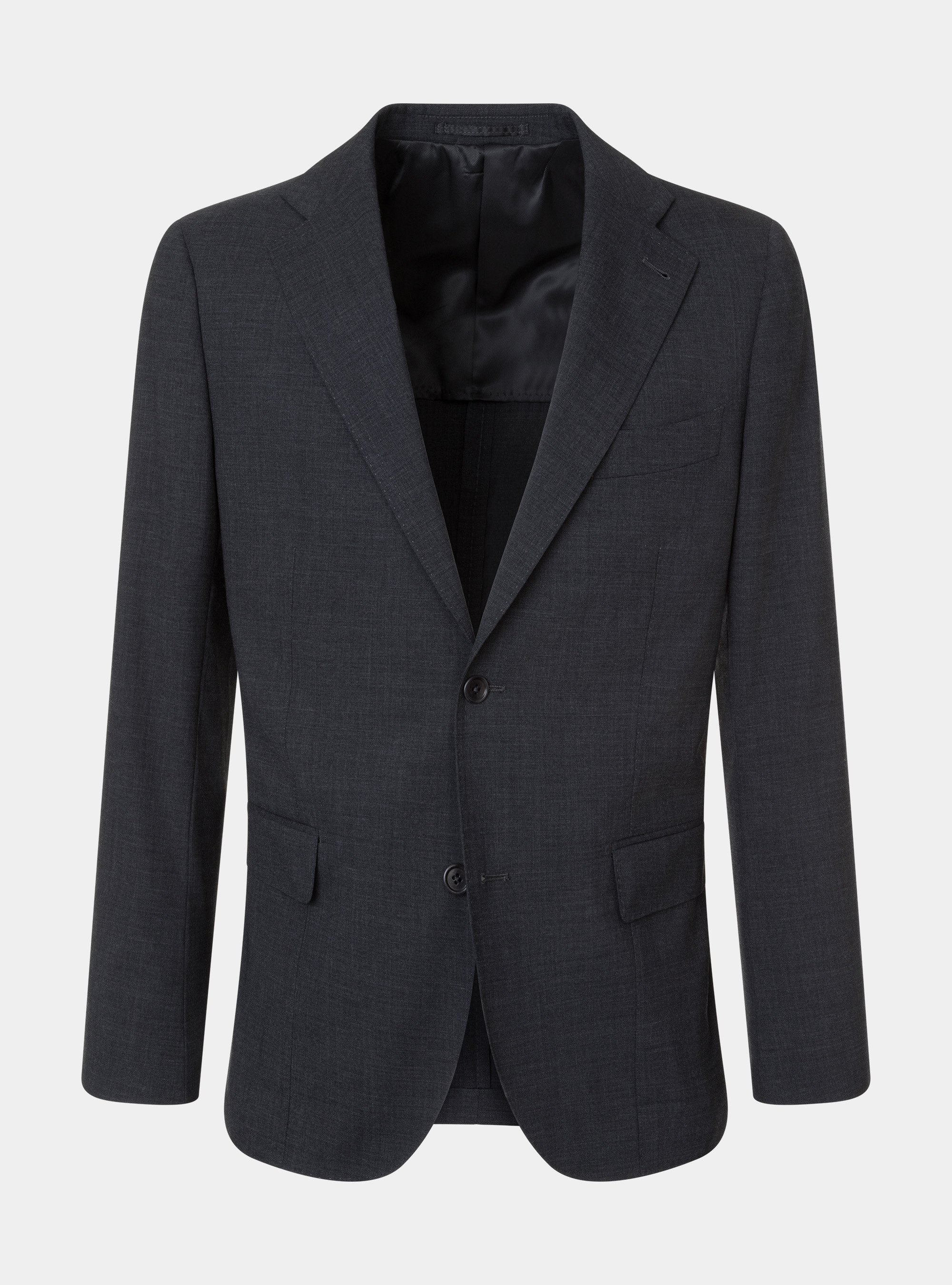 Giacca per abito in fresco lana, ASFALTO 0112C