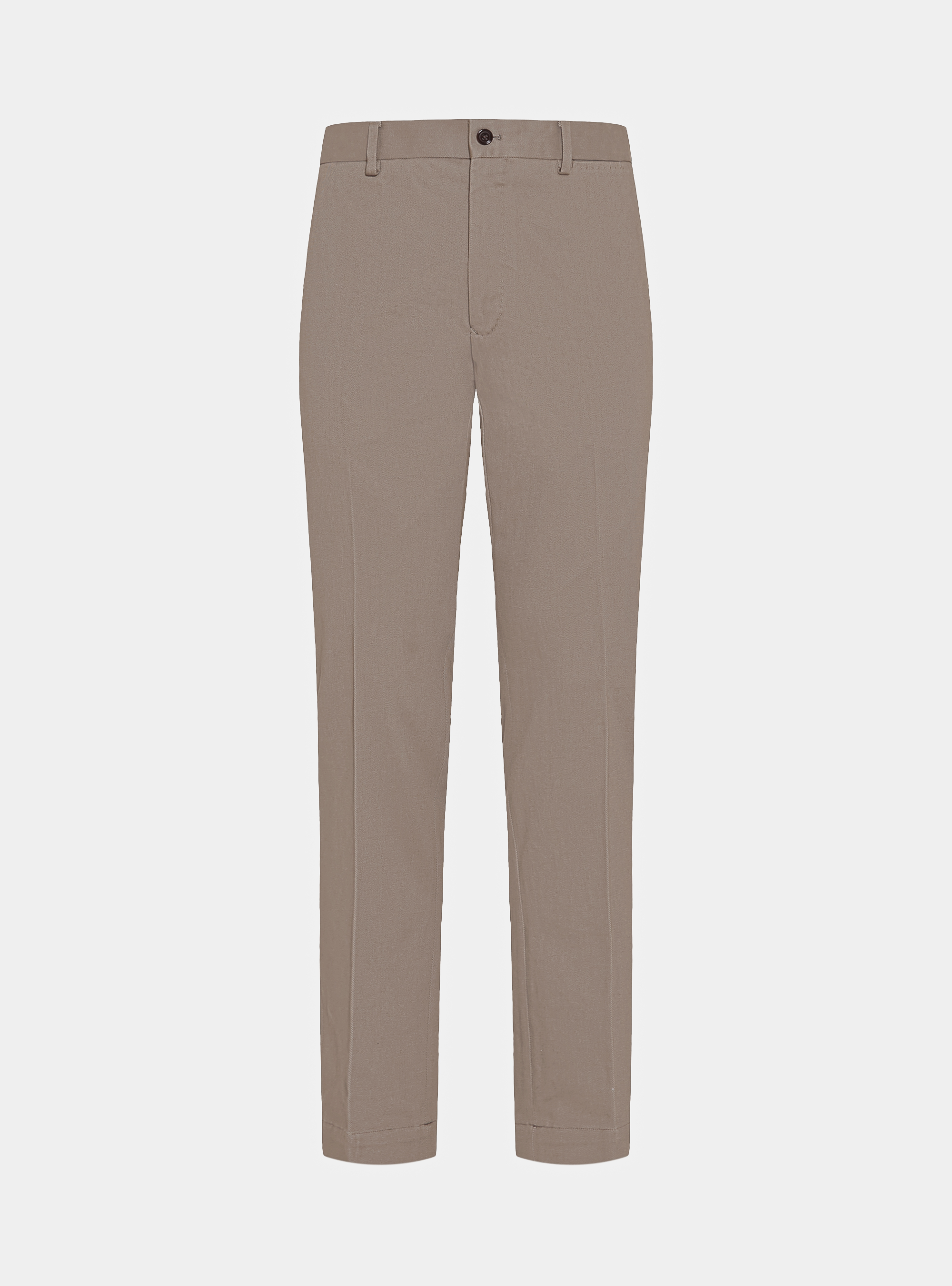 Pantaloni in cotone smerigliato, FANGO