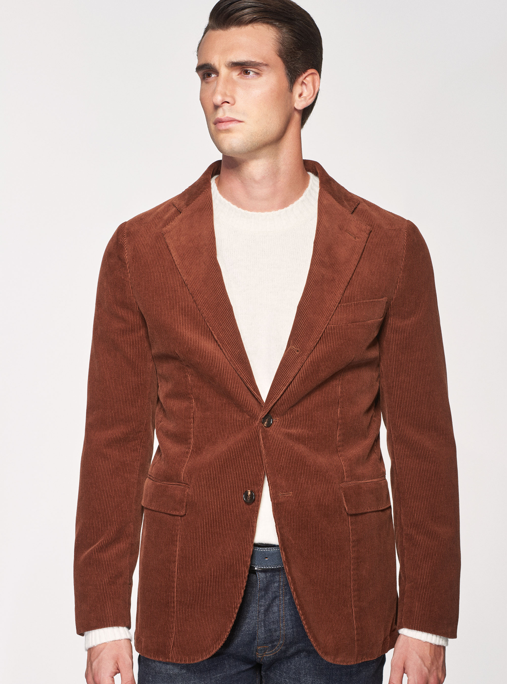 Giacca in velluto a coste di cotone, COCCIO