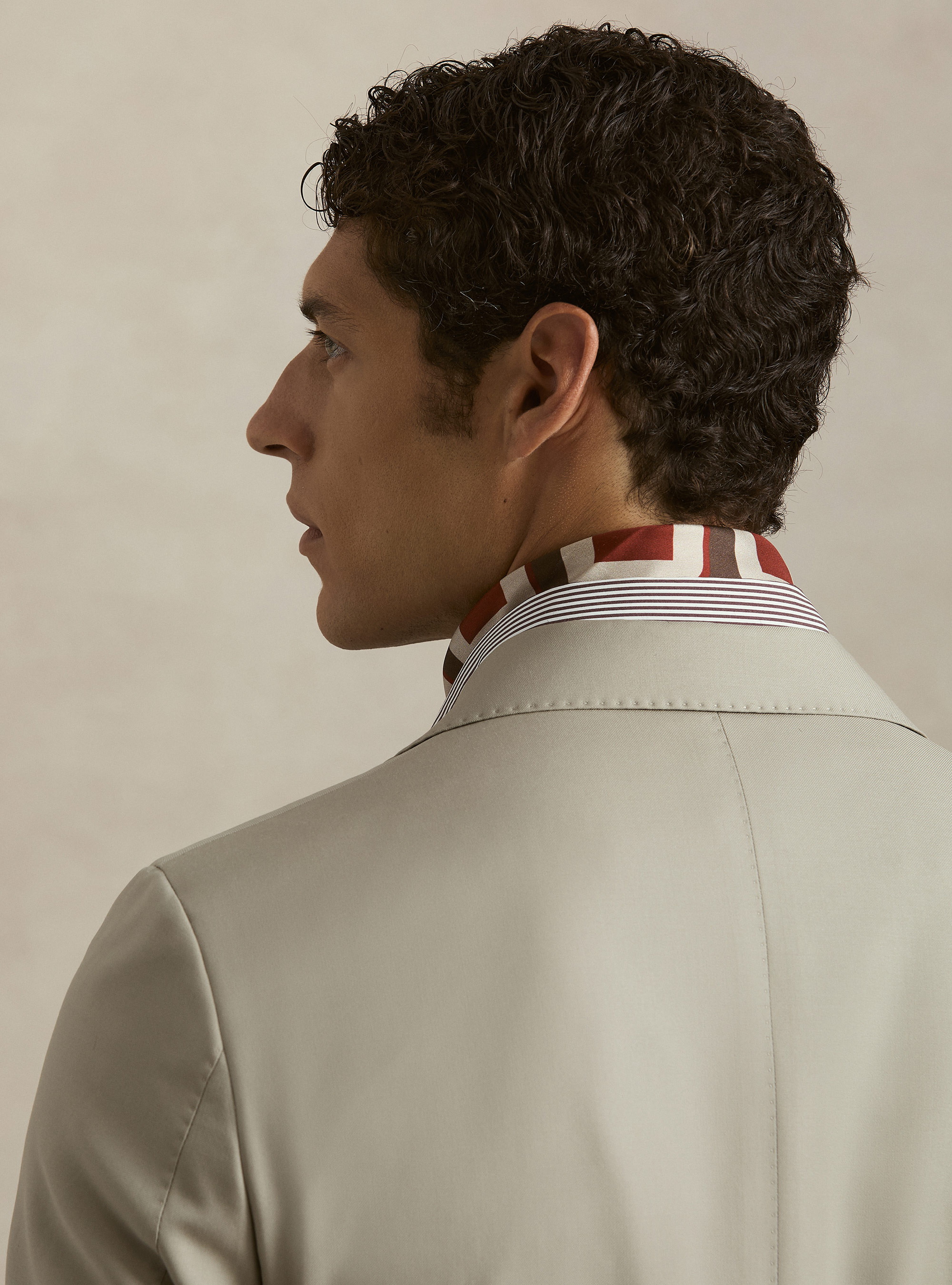 Giacca per abito in pura lana Vitale Barberis Canonico, SABBIA 0591C