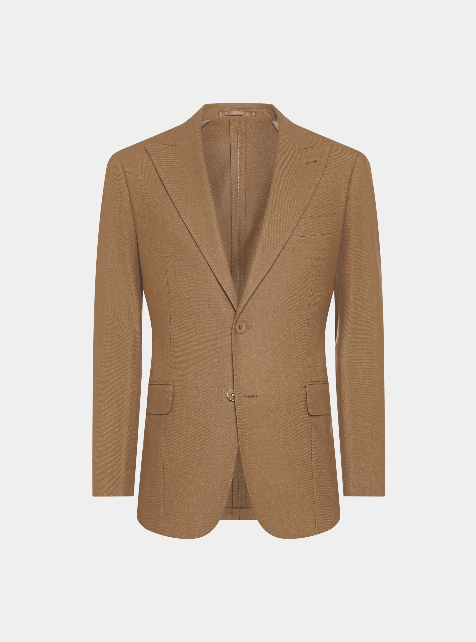 Giacca petto a lancia in flanella Duemilagori, SABBIA