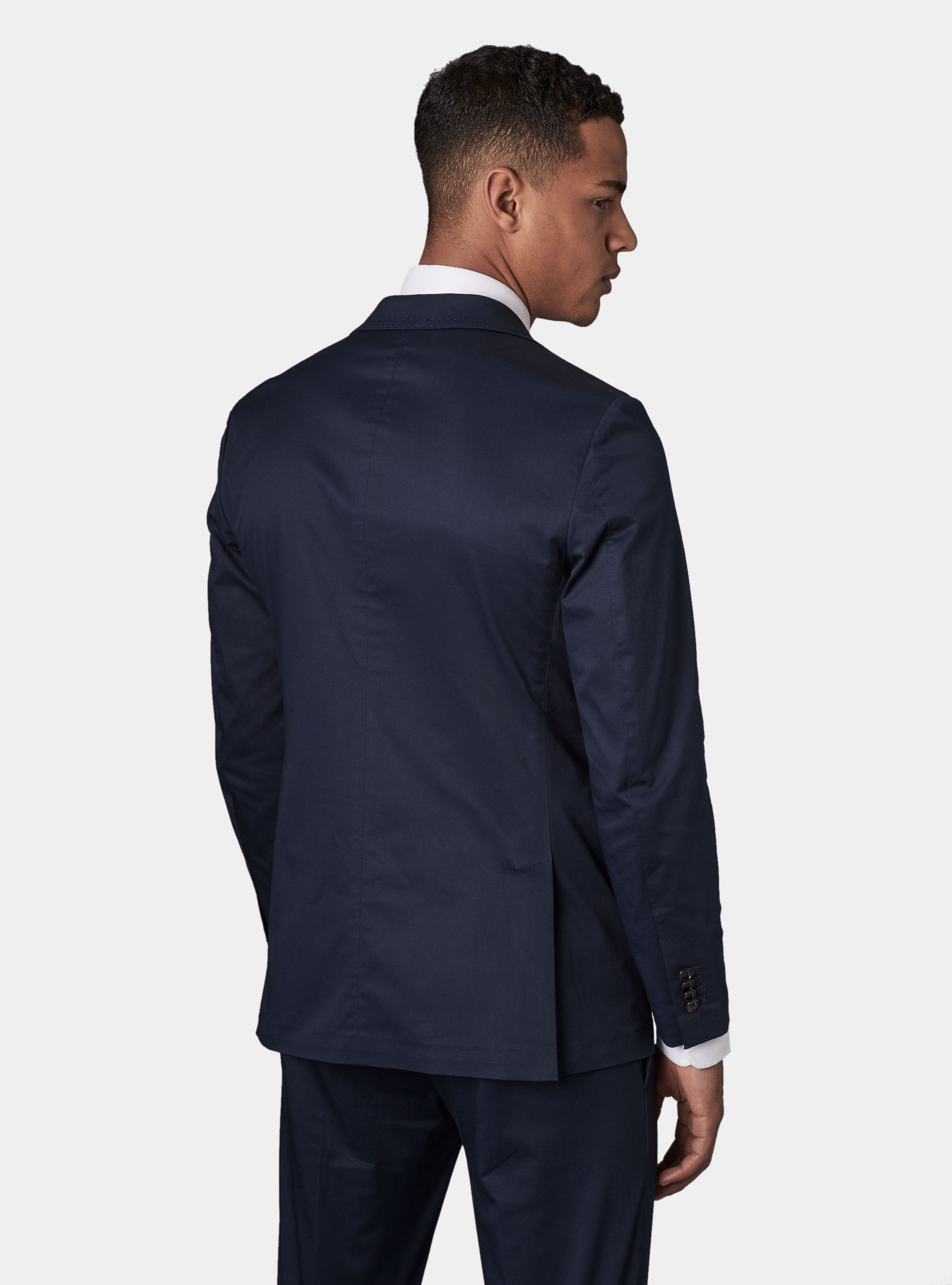 Giacca per abito in cotone superior, BLU NAVY