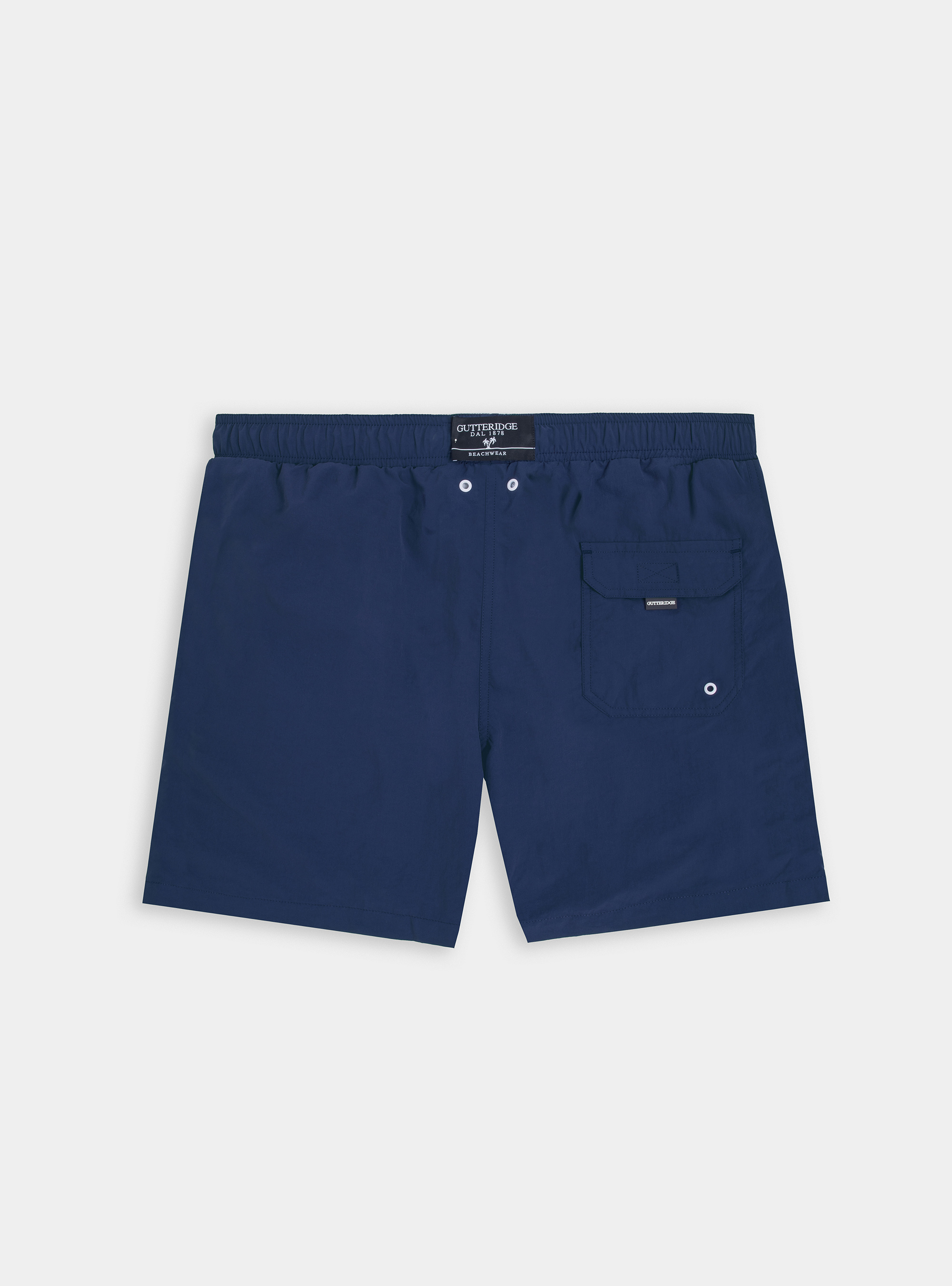 Costume da bagno basico tinta unita, BLU