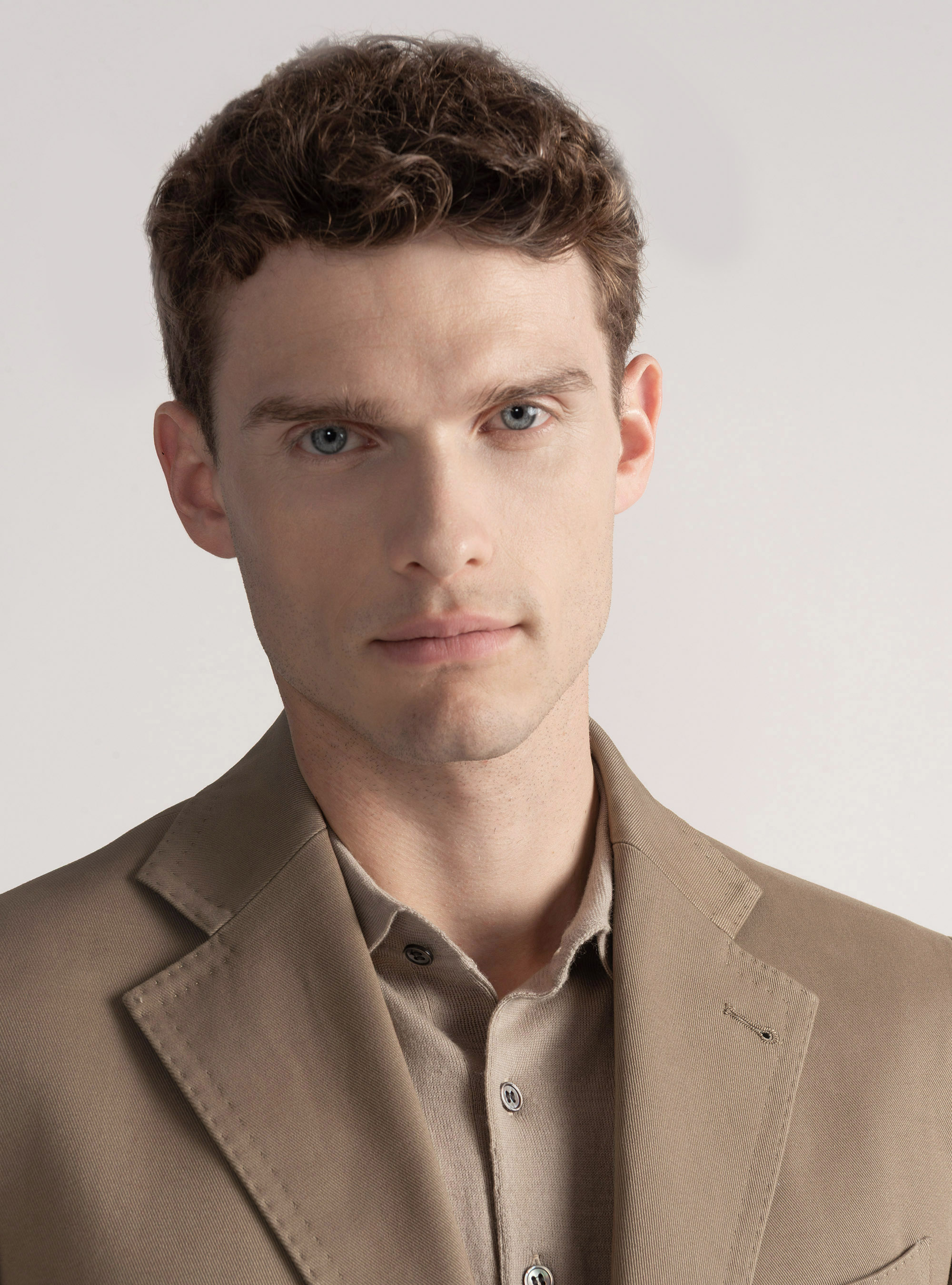 Brushed cotton blazer, FANGO 0568C