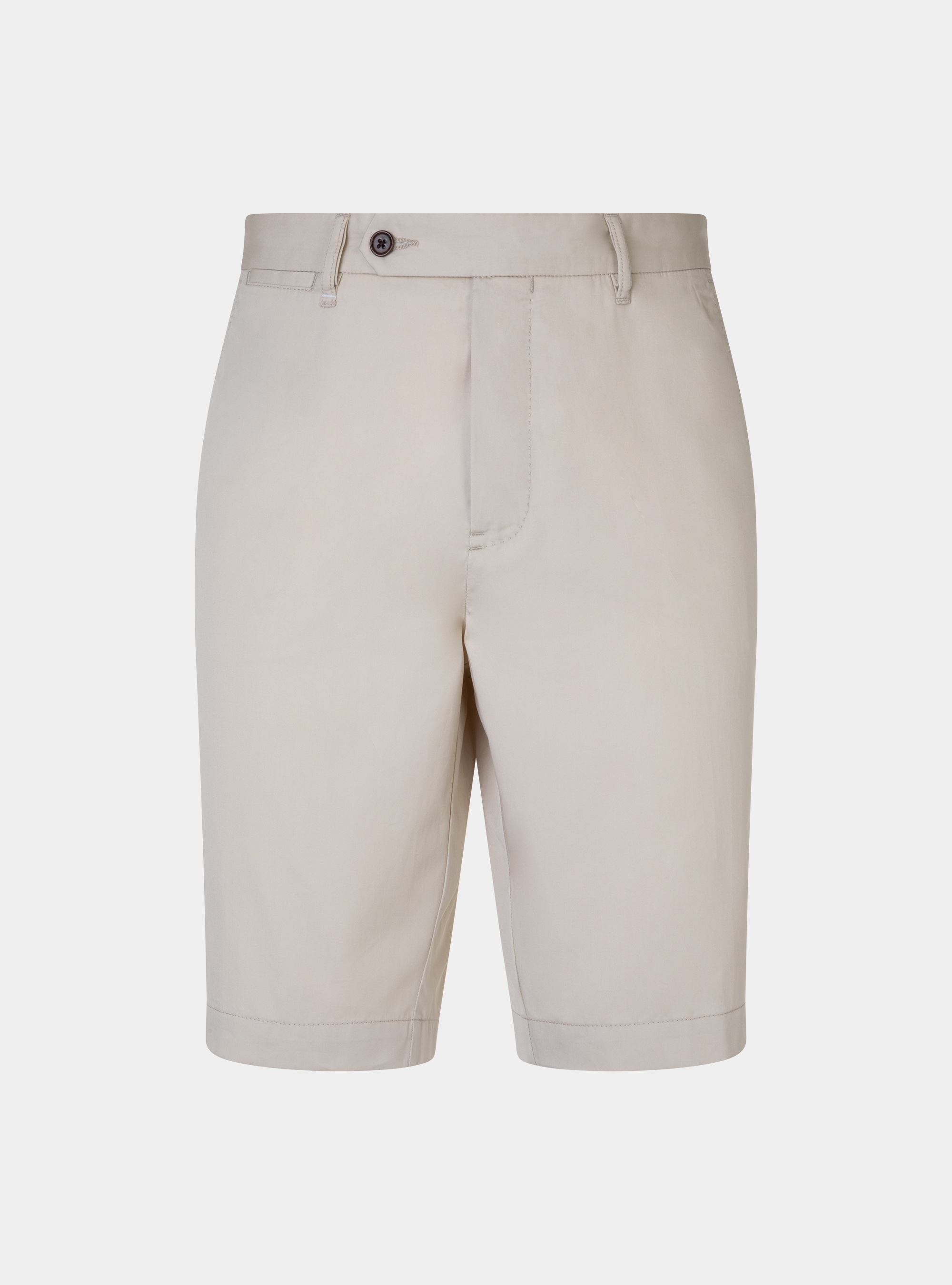 Bermuda in twill di cotone leggero, ECRU