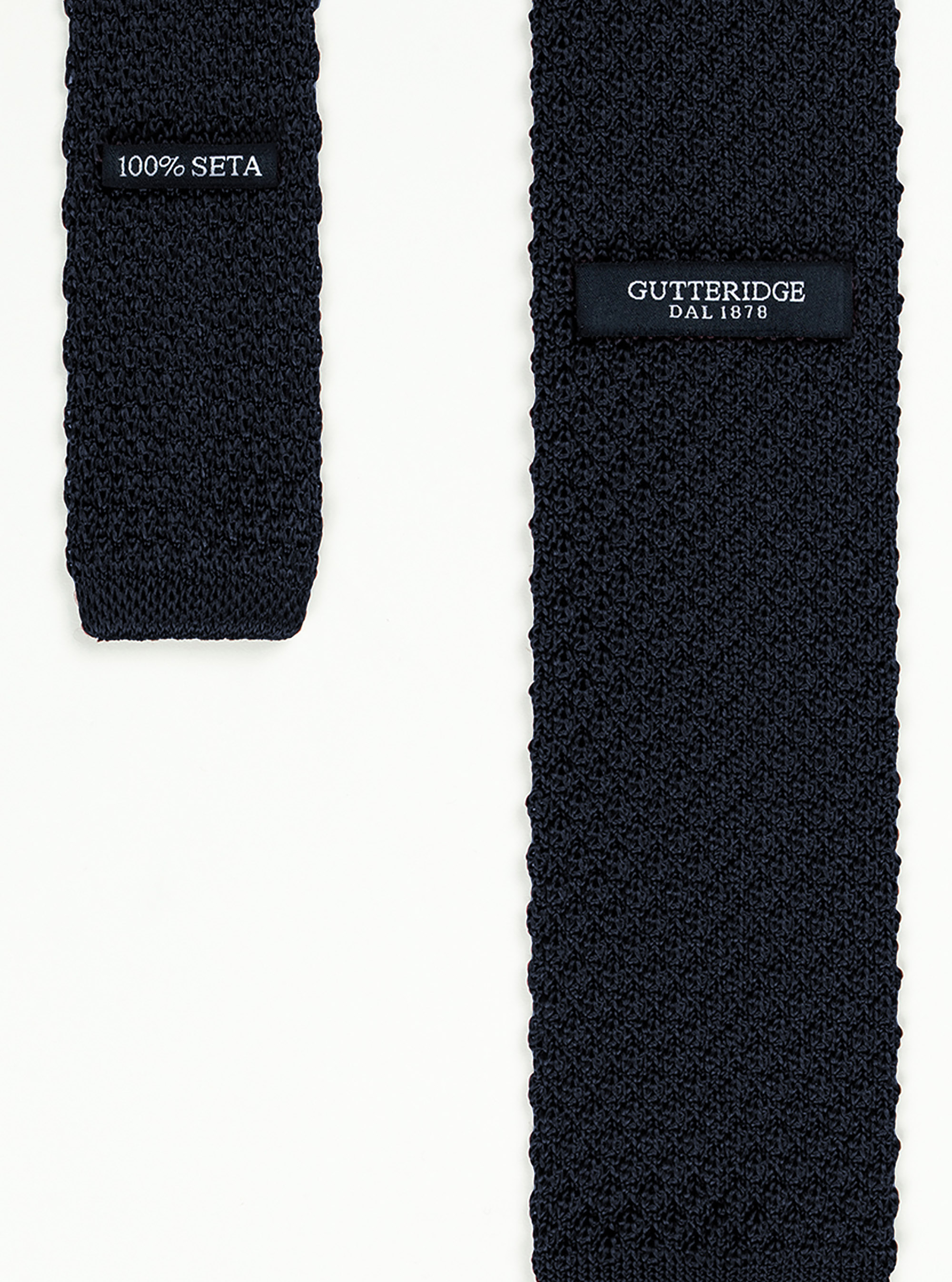 Cravatta a maglia t/unita grana grande, NAVY BLUE