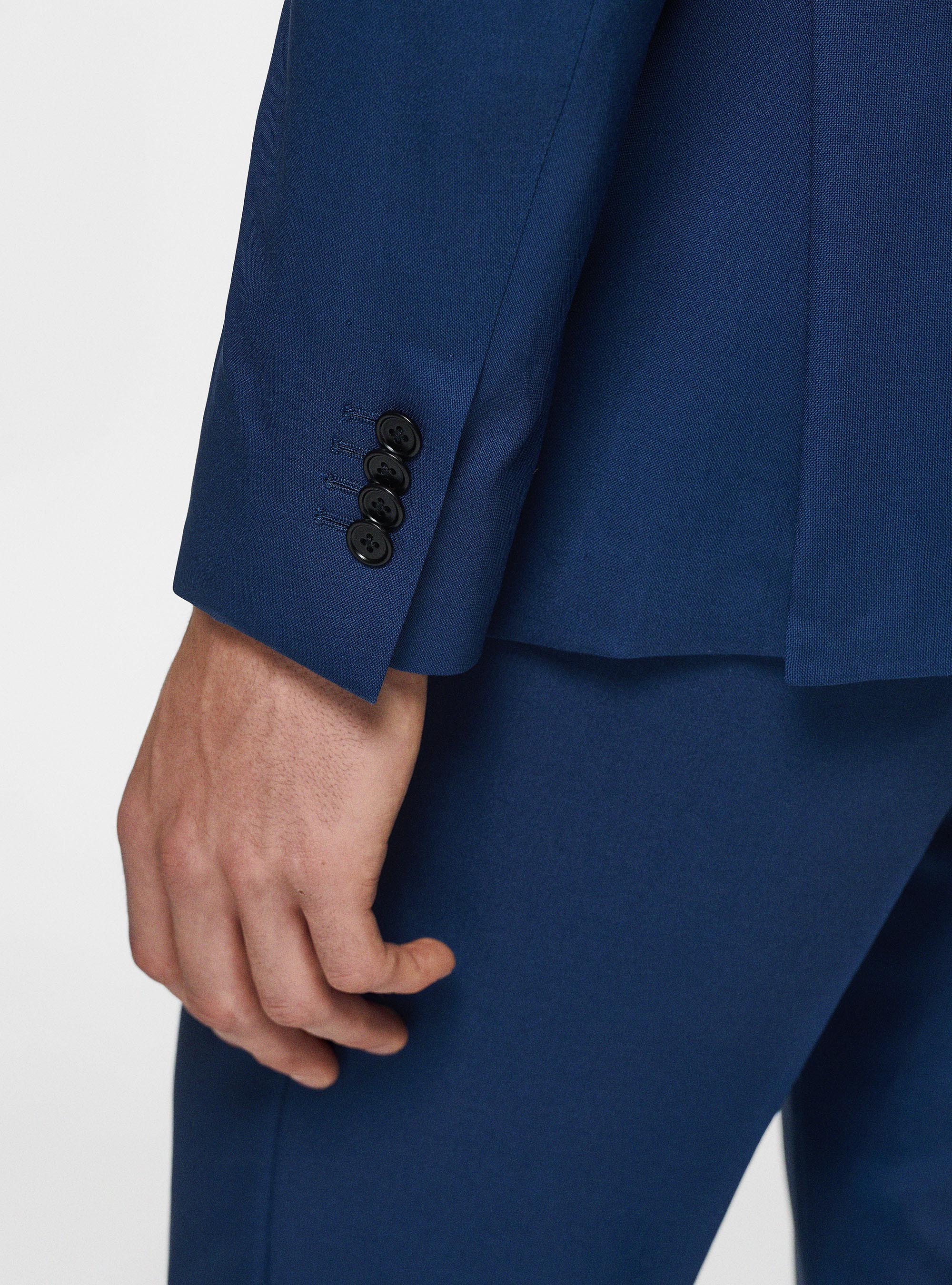 Giacca in pura lana Vitale Barberis Canonico, INCHIOSTRO