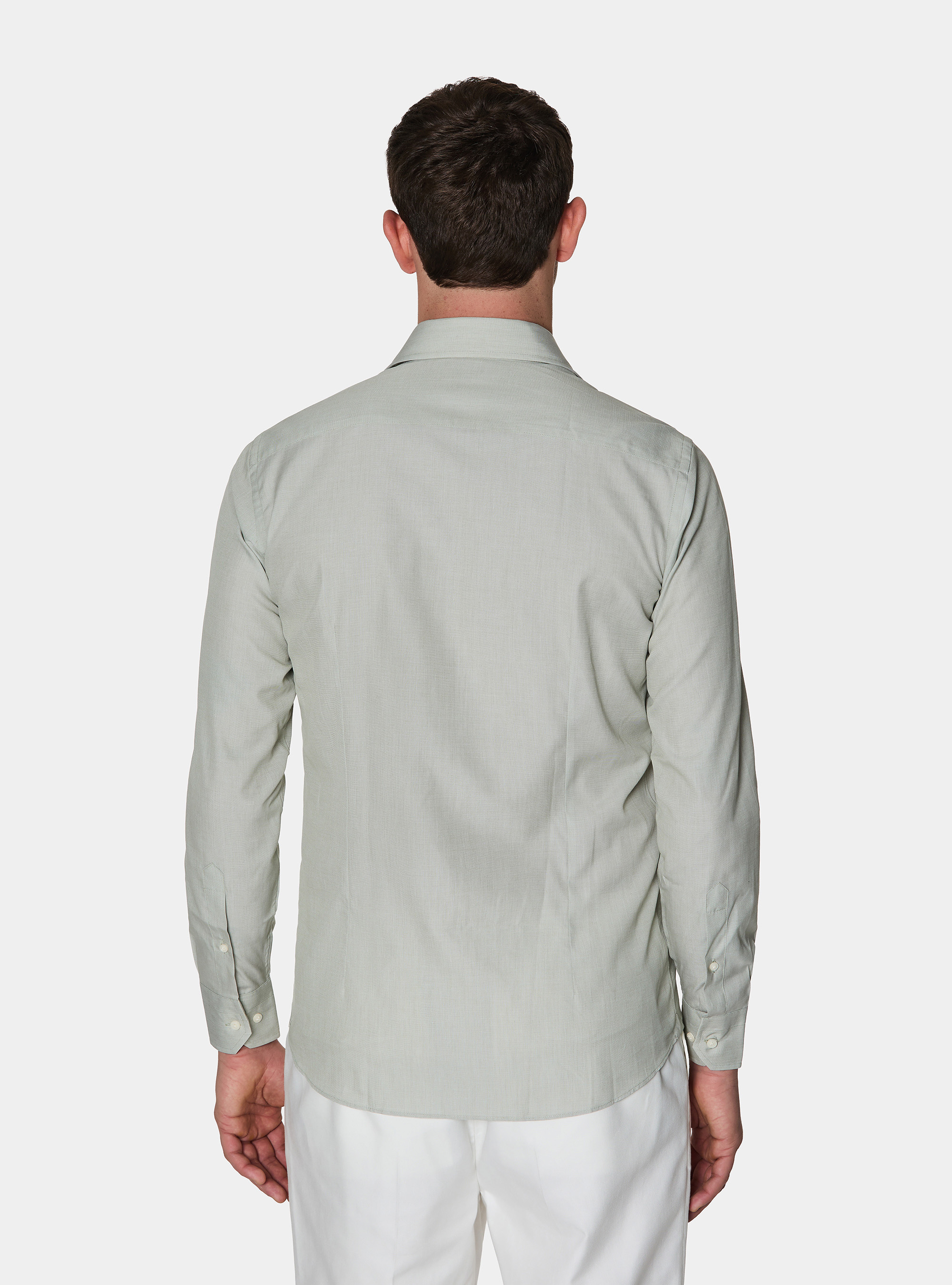 Chemise en coton fil &agrave; fil, SALVIA 0602C