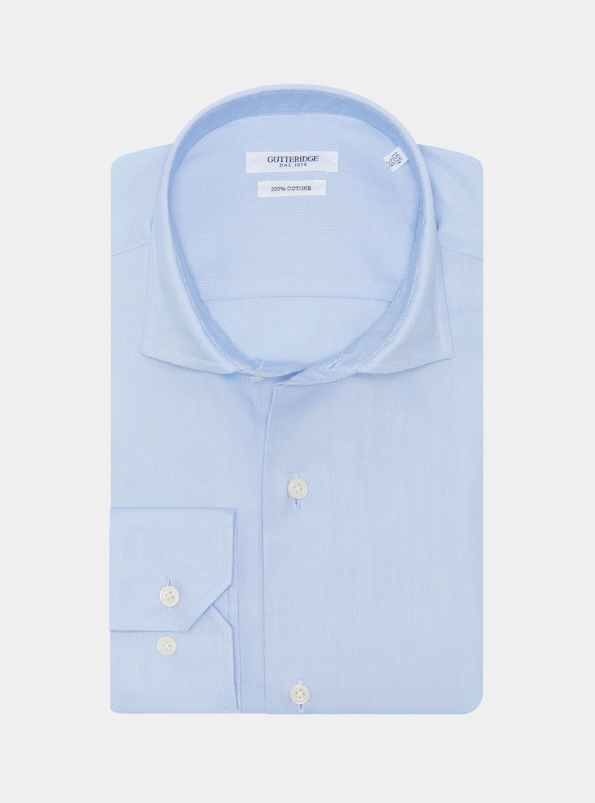 Cotton oxford shirt, LIGHT BLUE