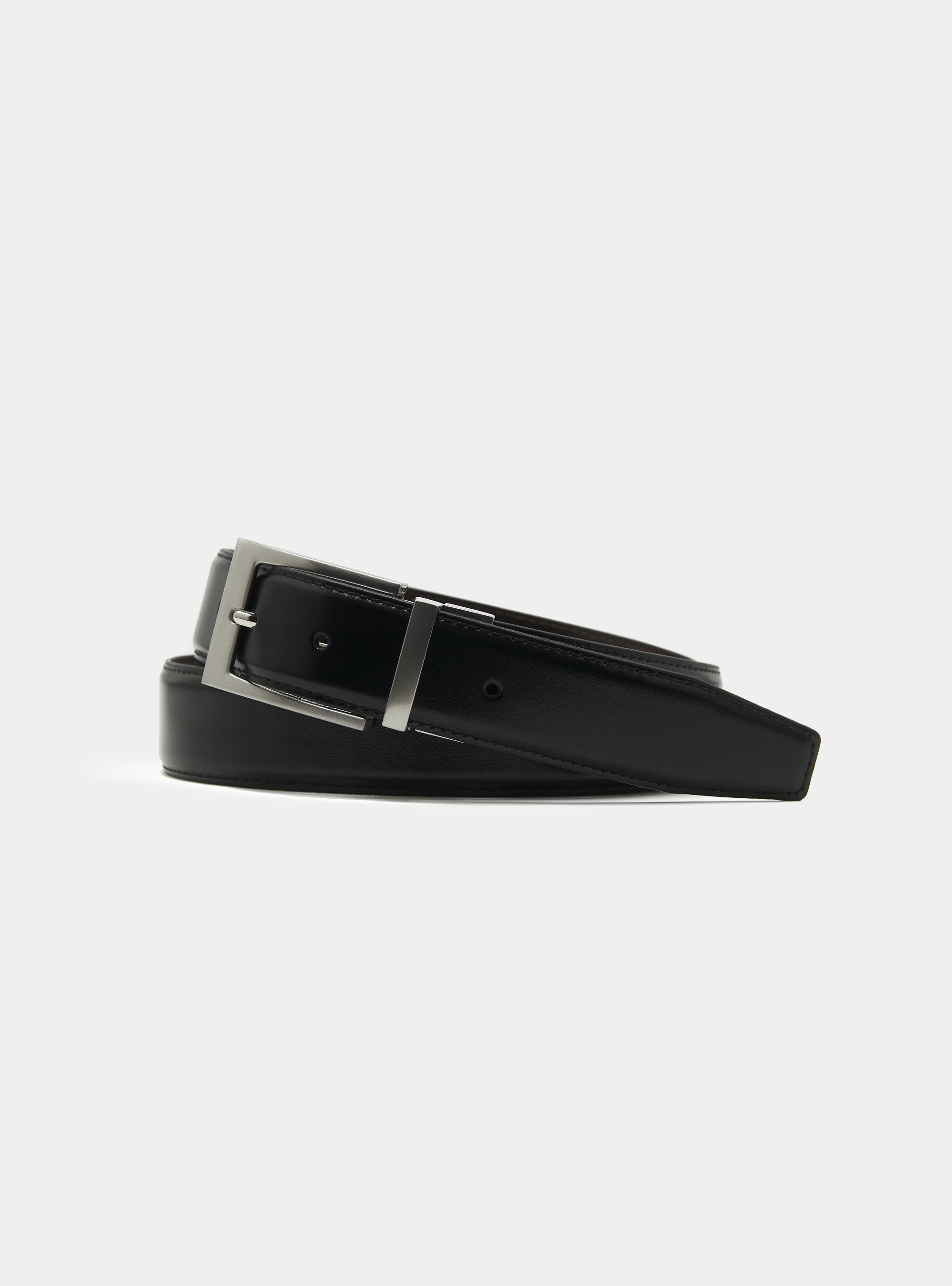 Gutteridge - Cintura classica reversibile, Unisex, Nero, Taglia: 130