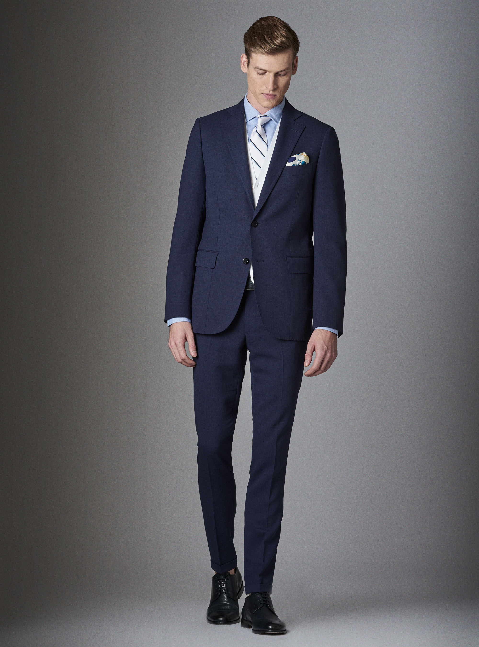 Giacca per abito micro texture, BASALTO