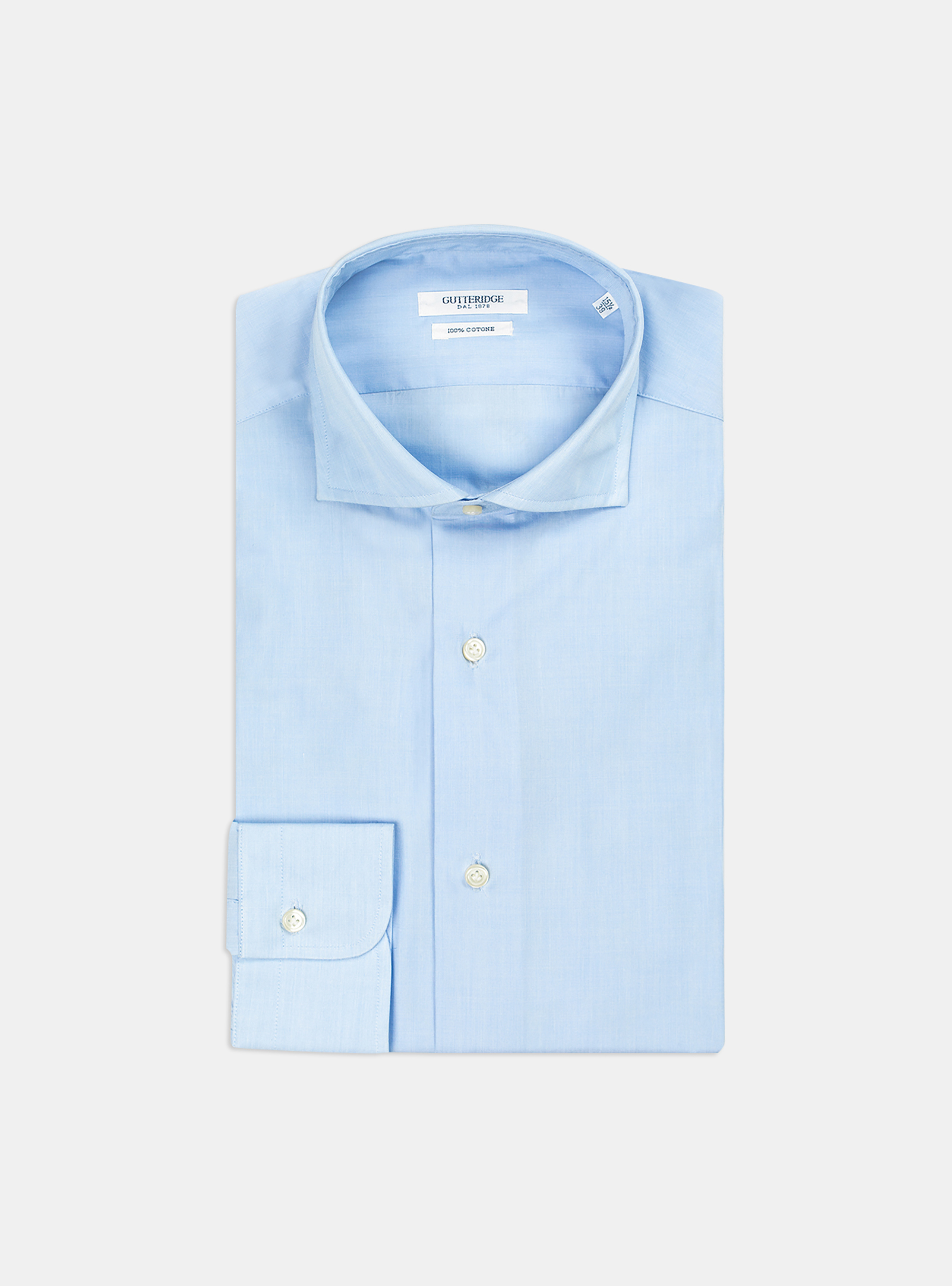 camicia con collo francese