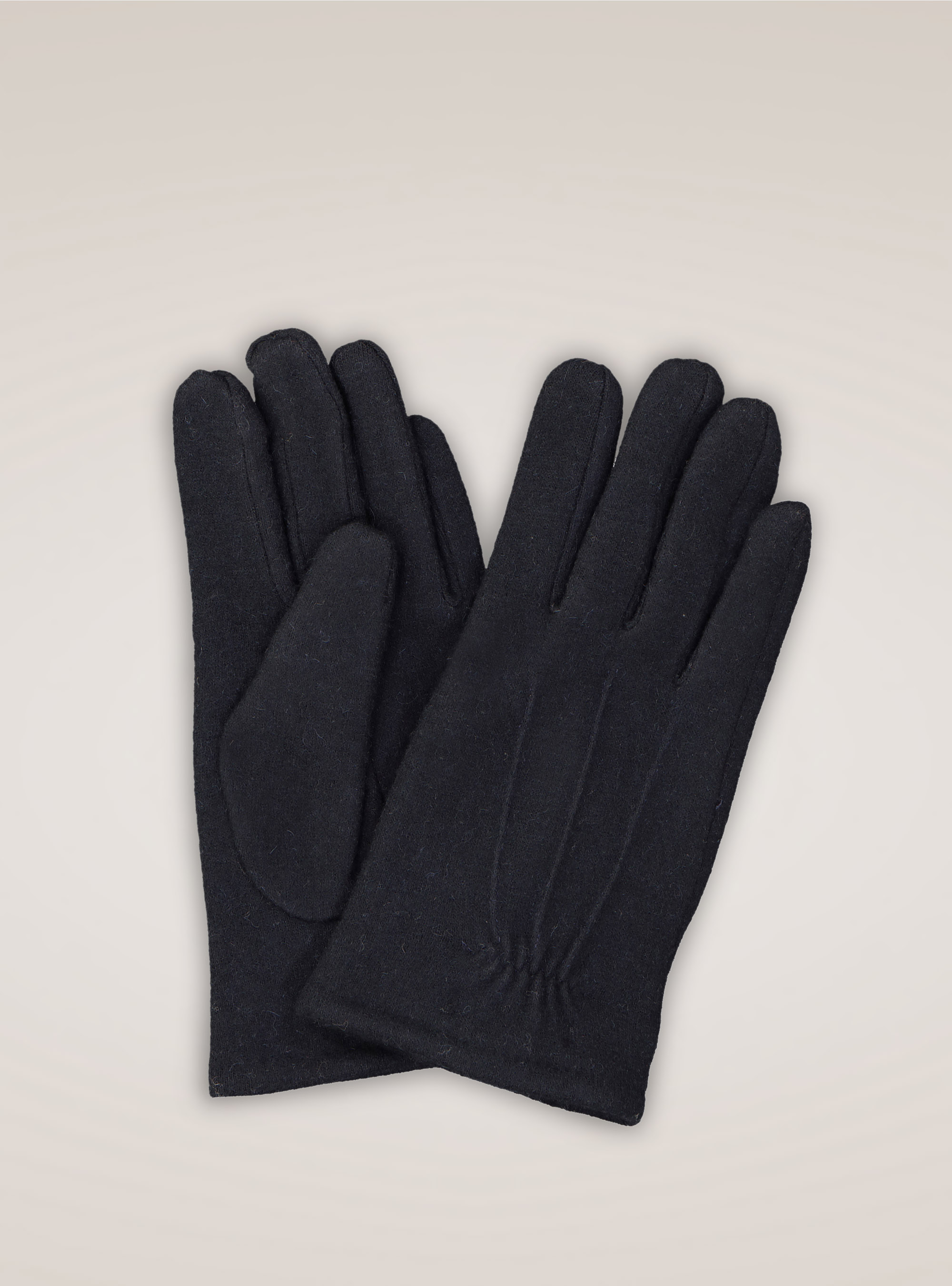 Wool gloves, NAVY BLUE