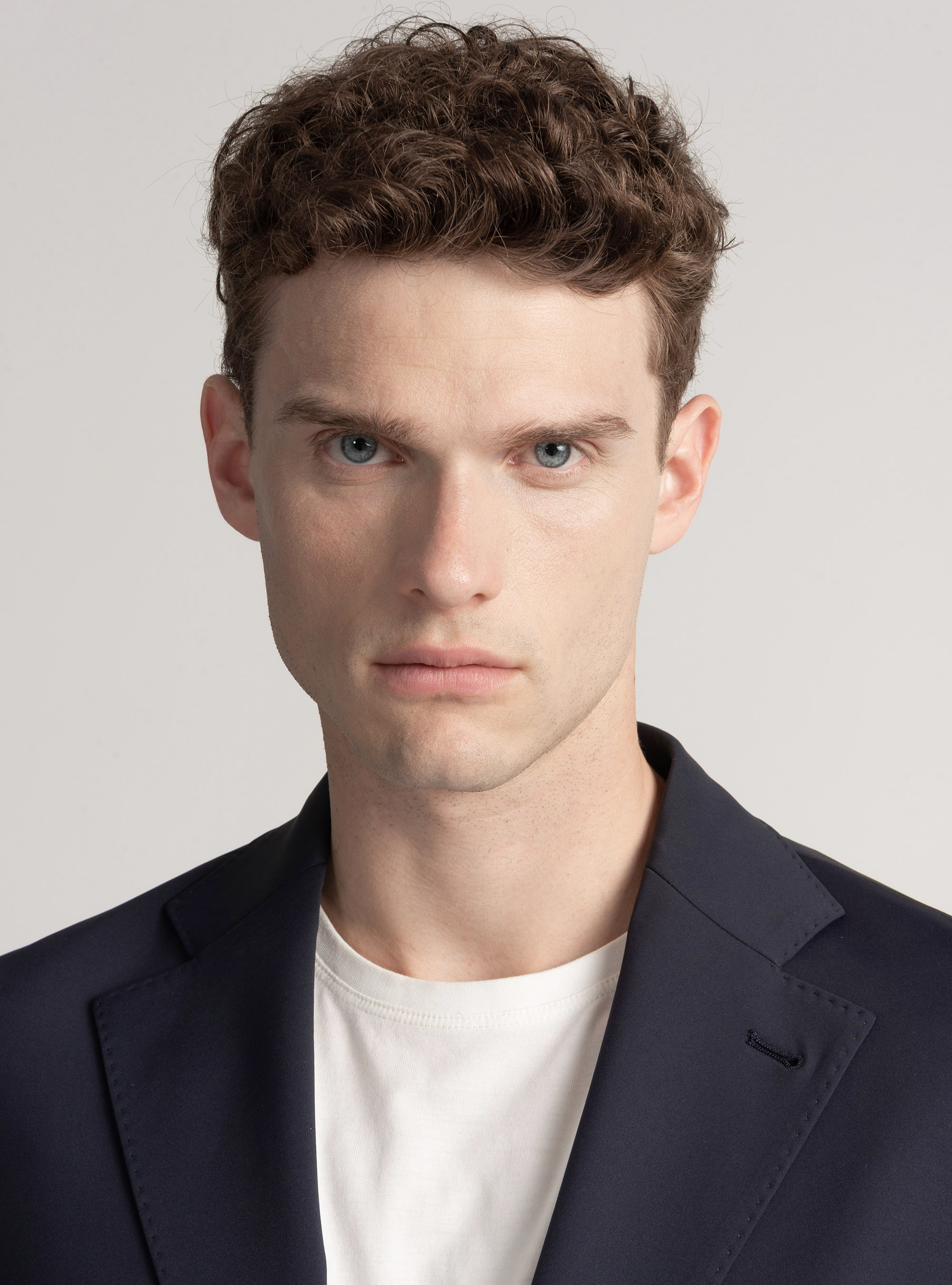 Americana GT01 de nailon elástico, AZUL MARINO