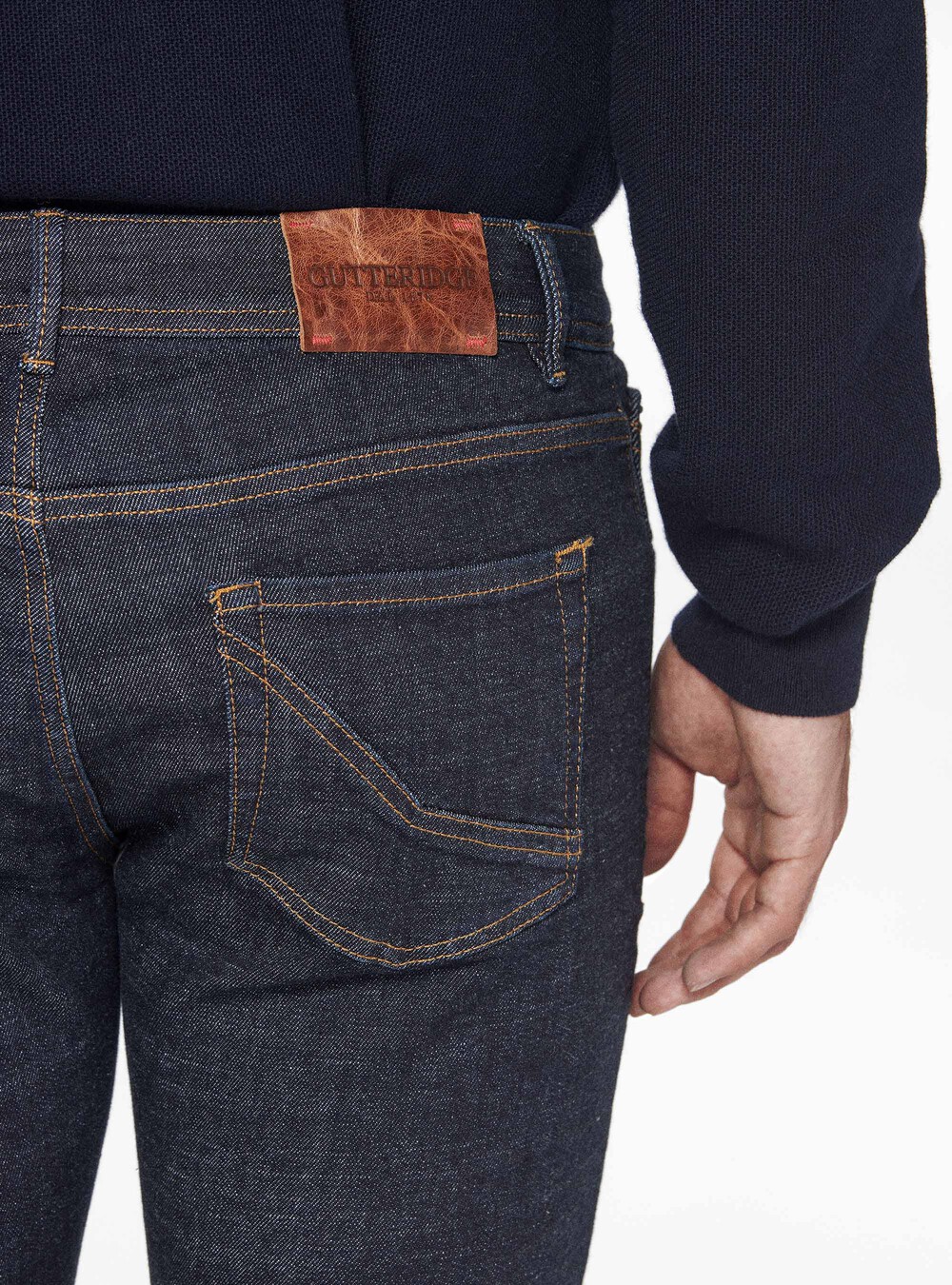 Denim rinse wash, BLU NAVY