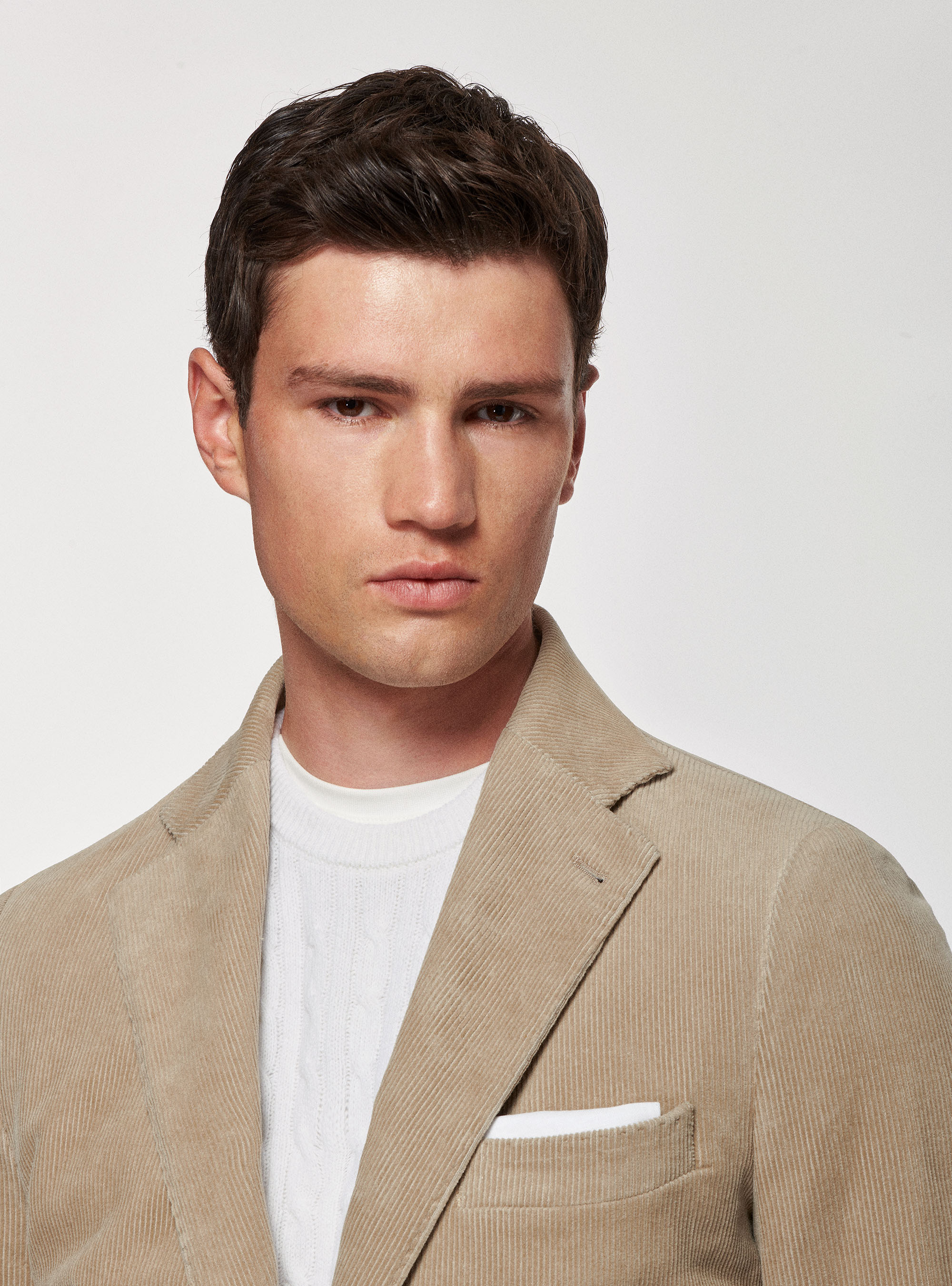 Giacca in velluto, SABBIA