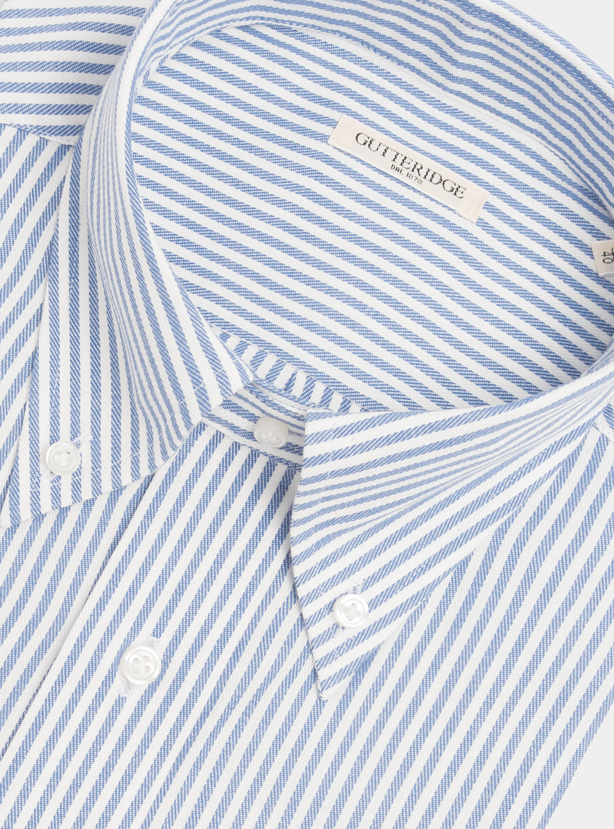 Cotton flannel button-down collar shirt | GutteridgeUS | Men's catalog ...