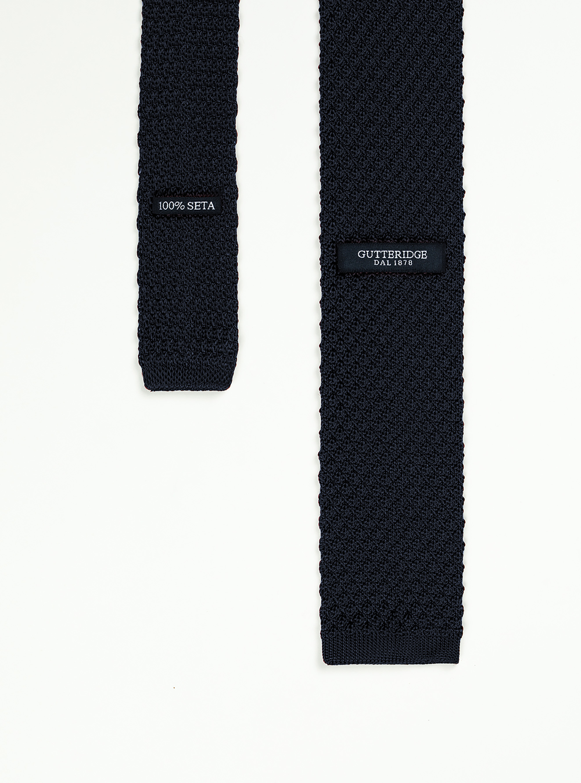 Cravatta a maglia t/unita grana grande, NAVY BLUE