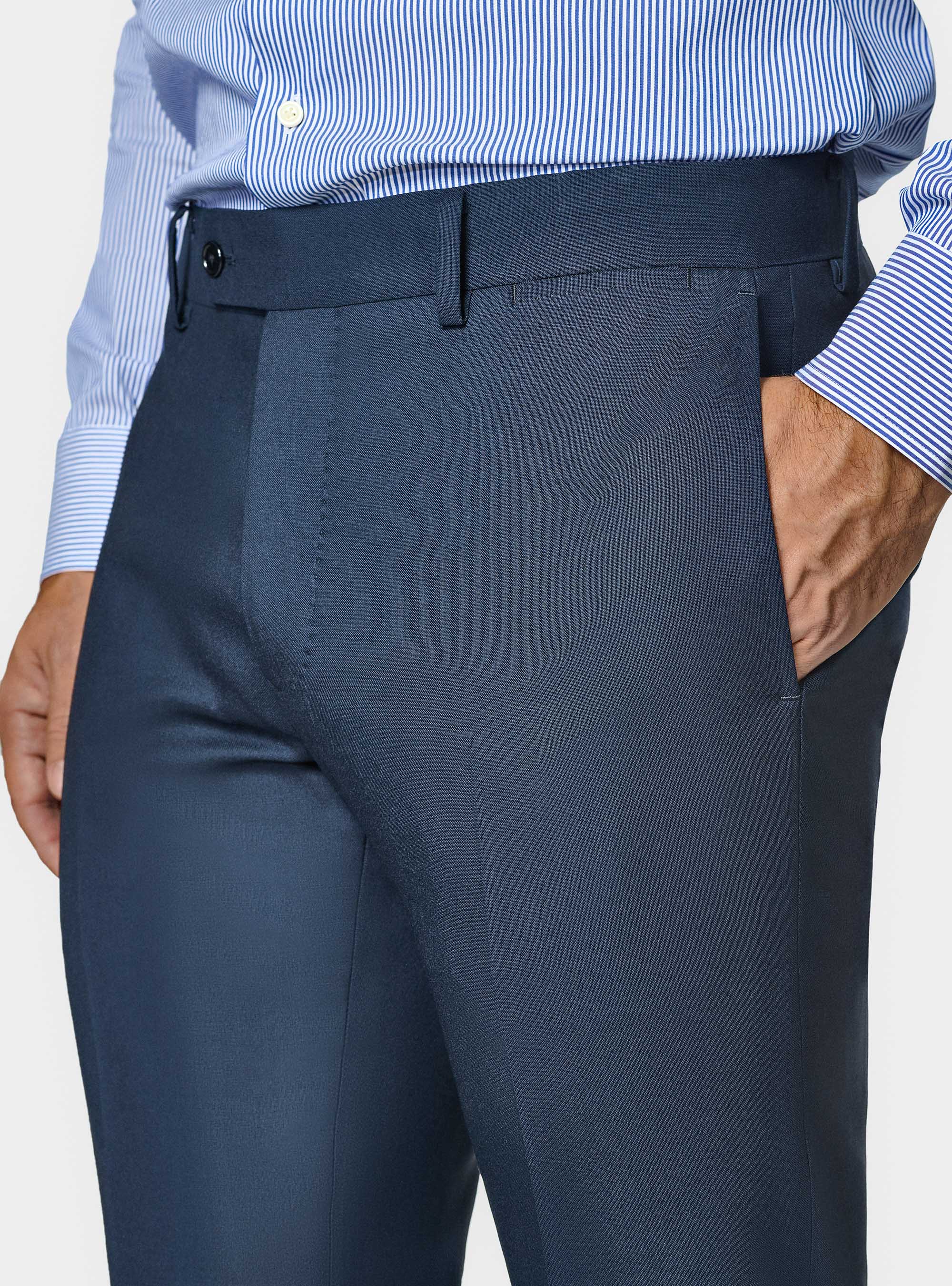 Pure wool suit trousers Vitale Barberis Canonico, MULTICOLOR