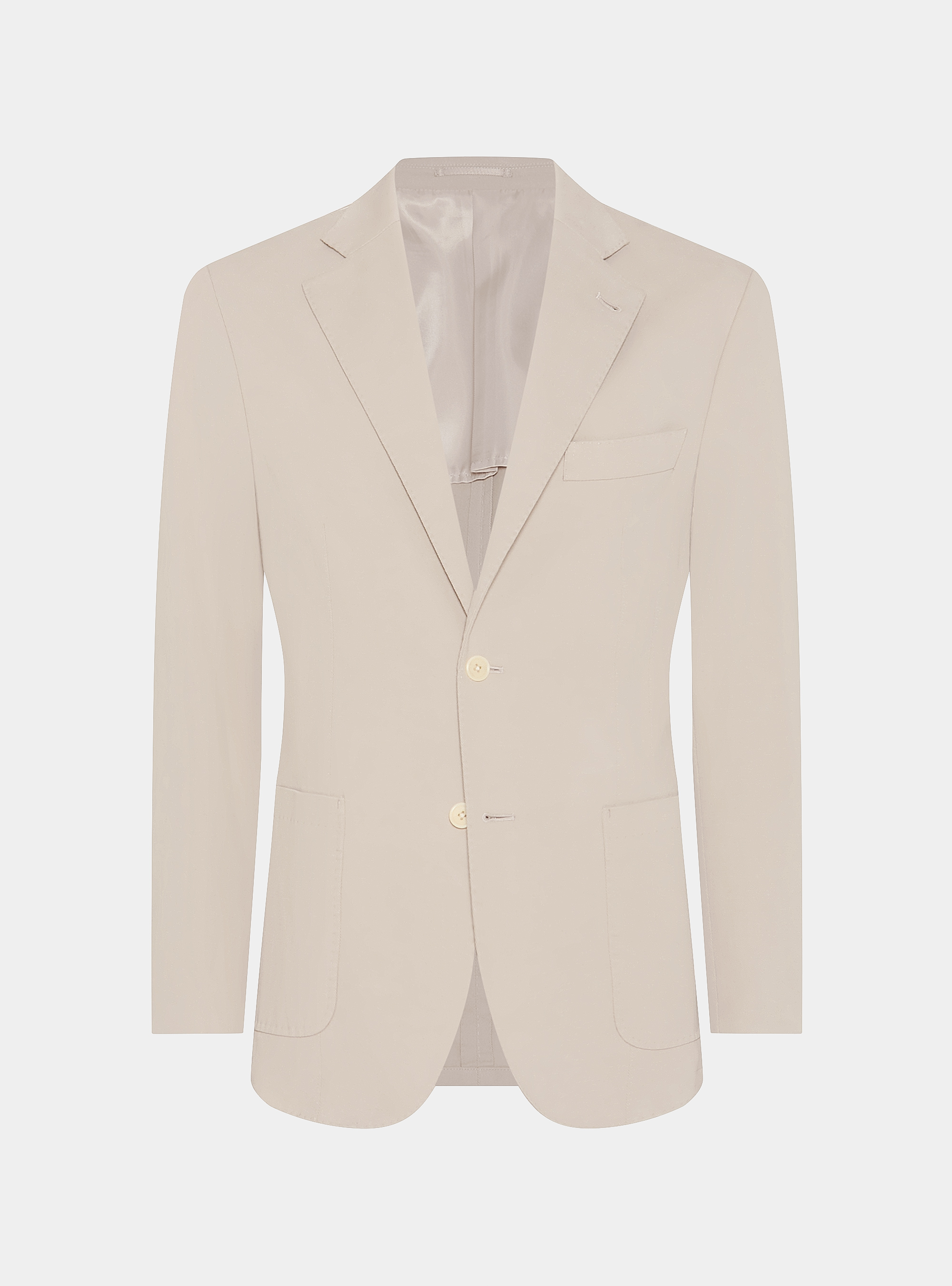 Giacca in cotone e cashmere, ECRU