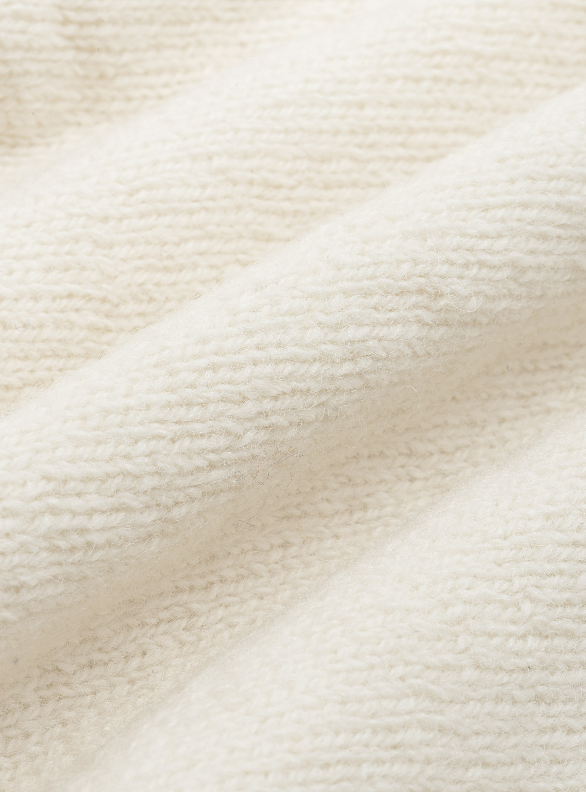Pure Shetland wool sweater, WHITE