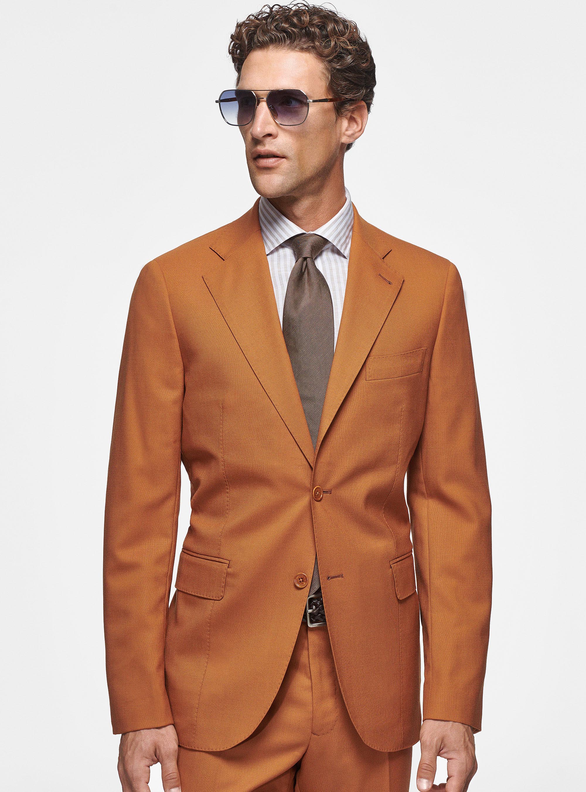 Giacca in pura lana Vitale Barberis Canonico, 0522C CARAMELLO