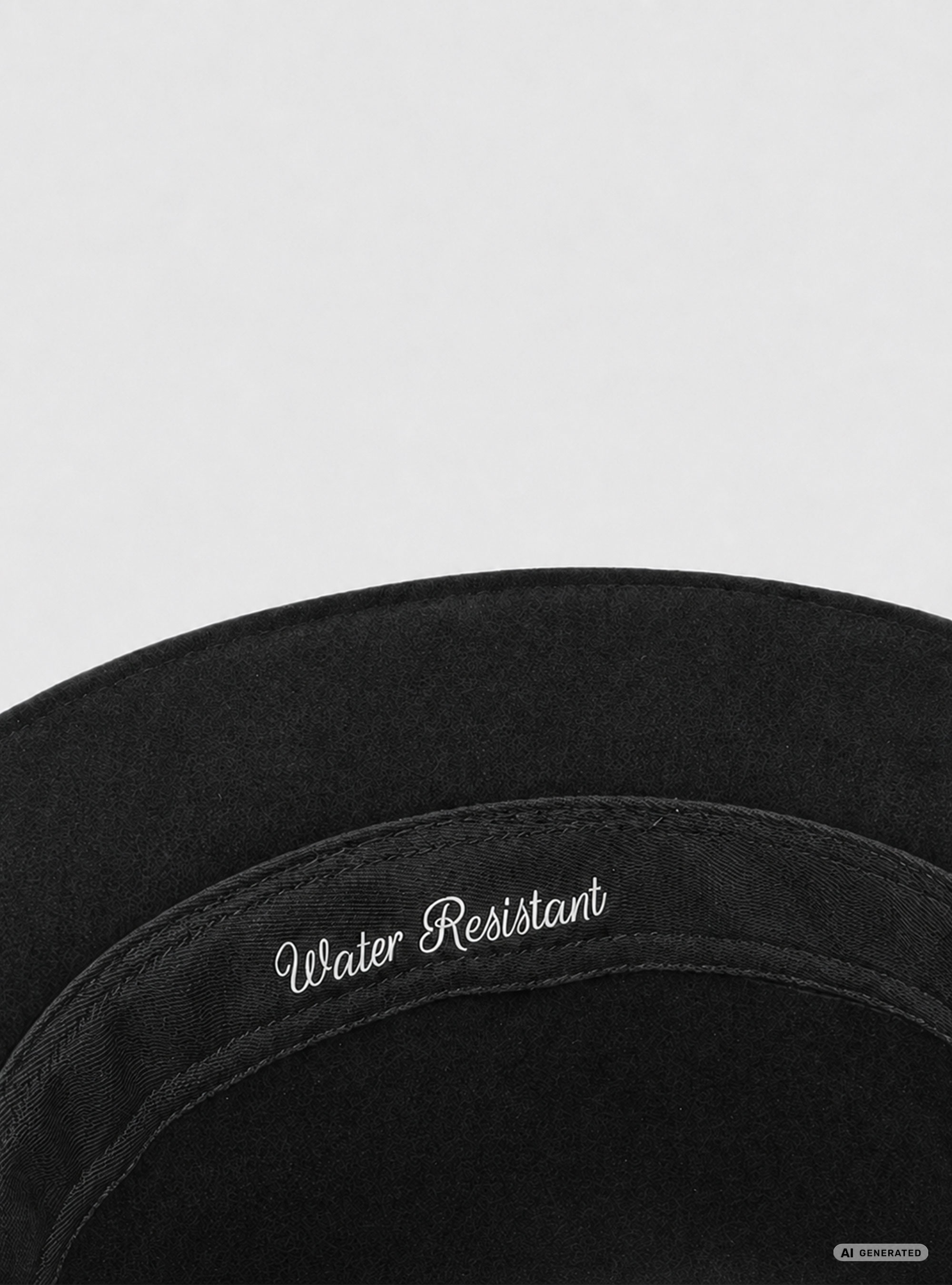 Cappello in lana merino water resistant, NERO 0100C