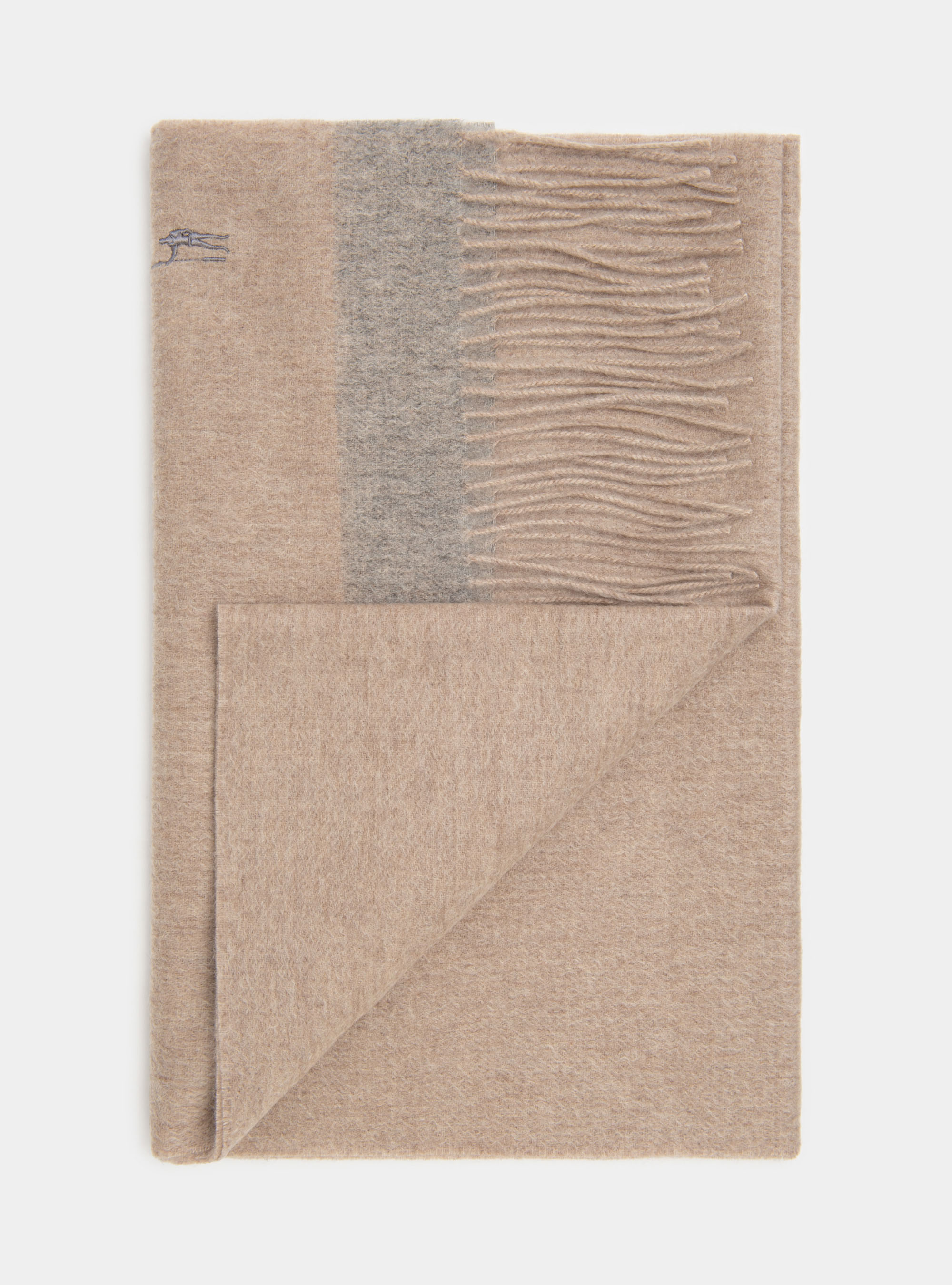 Sciarpa in lana e cashmere, PANNA