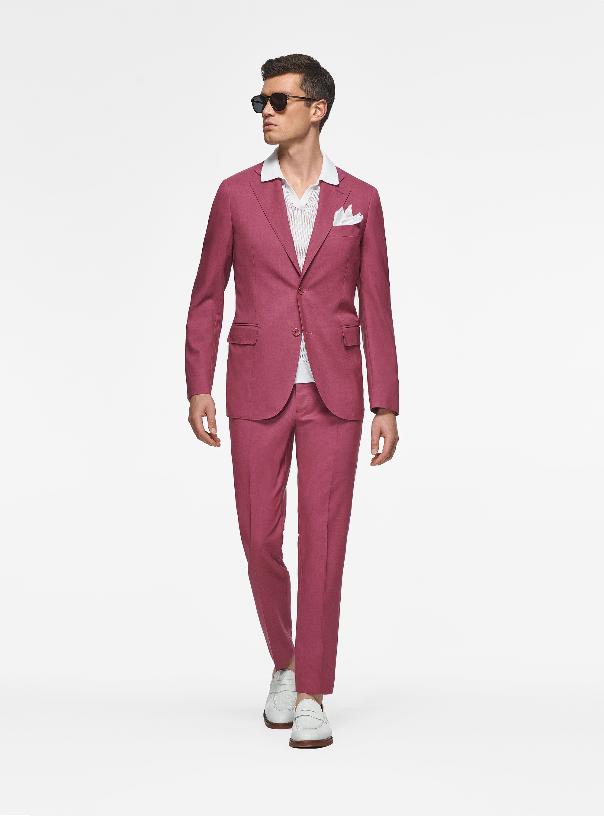 Giacca in pura lana Vitale Barberis Canonico, CIPOLLA