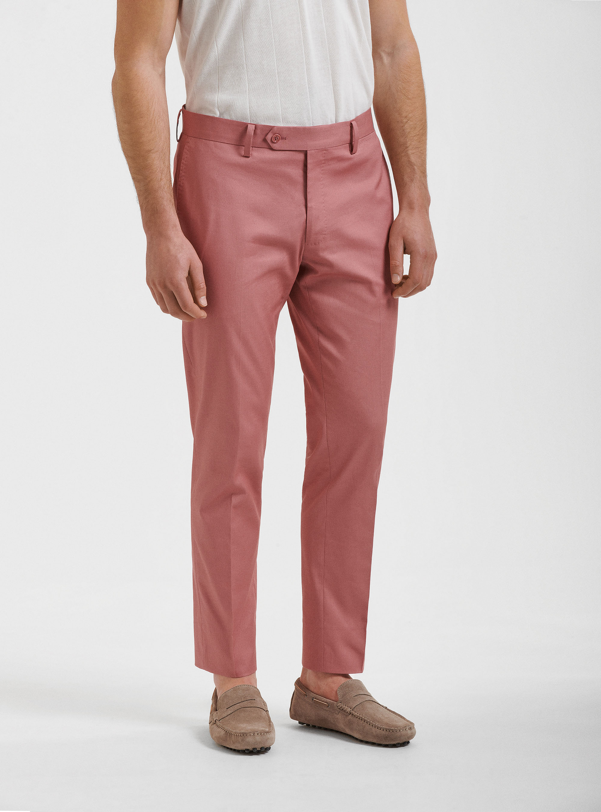 Solid Color Formal Suit Pants Men Fashion Loose Casual Pants