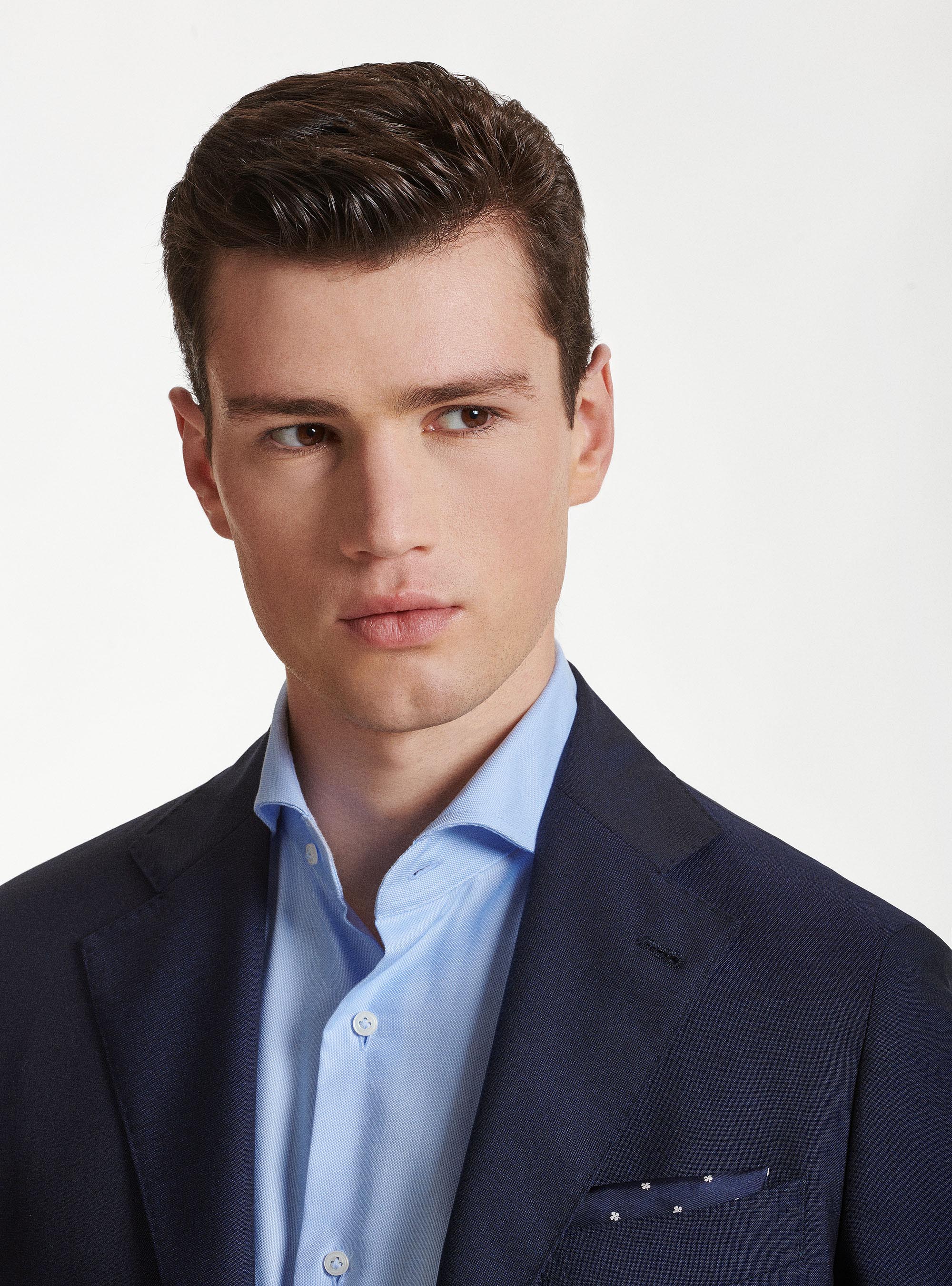 Giacca per abito drop 4 in pura lana Vitale Barberis Canonico, BLU NAVY